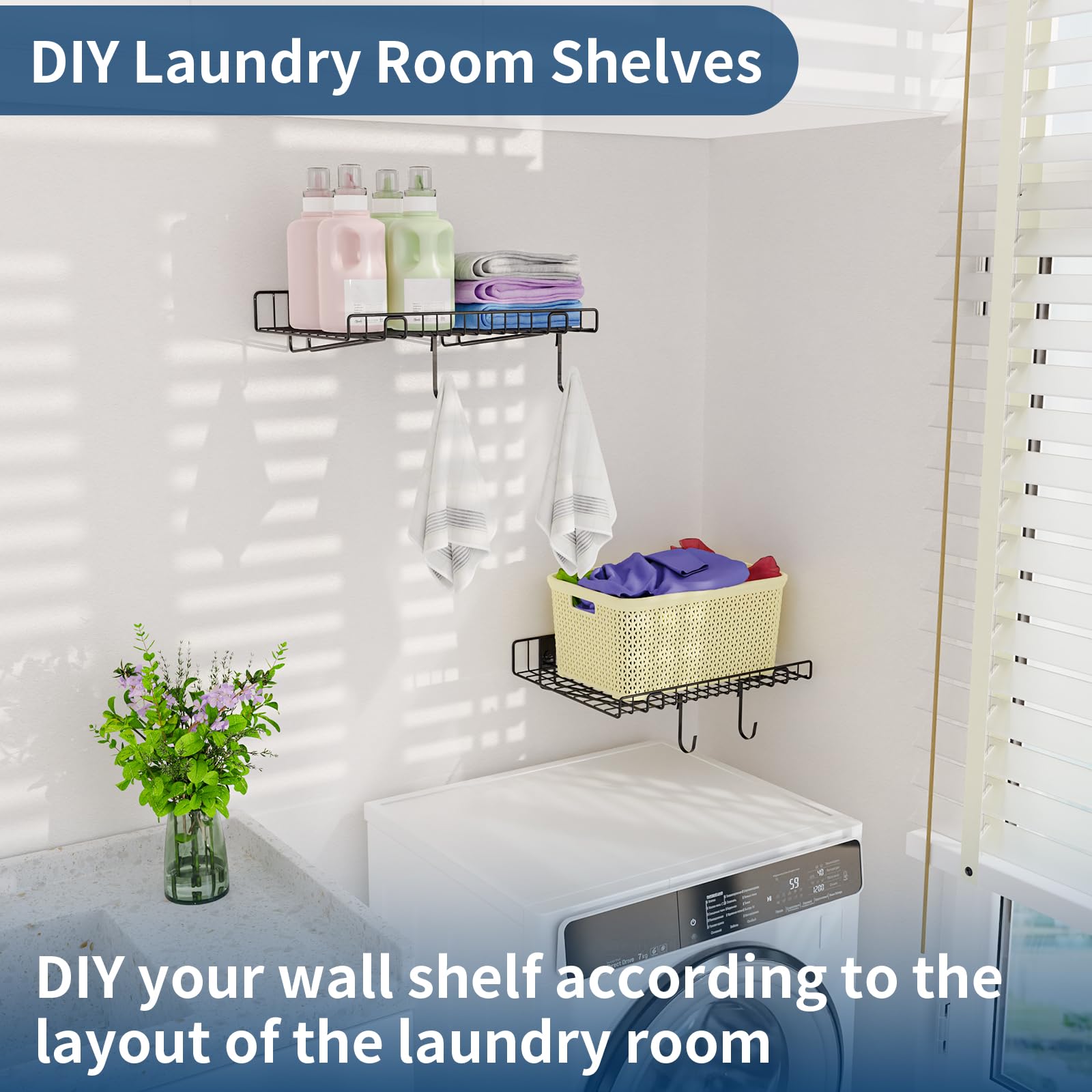 2 Pack Garage Wall Shelf (2 Count)