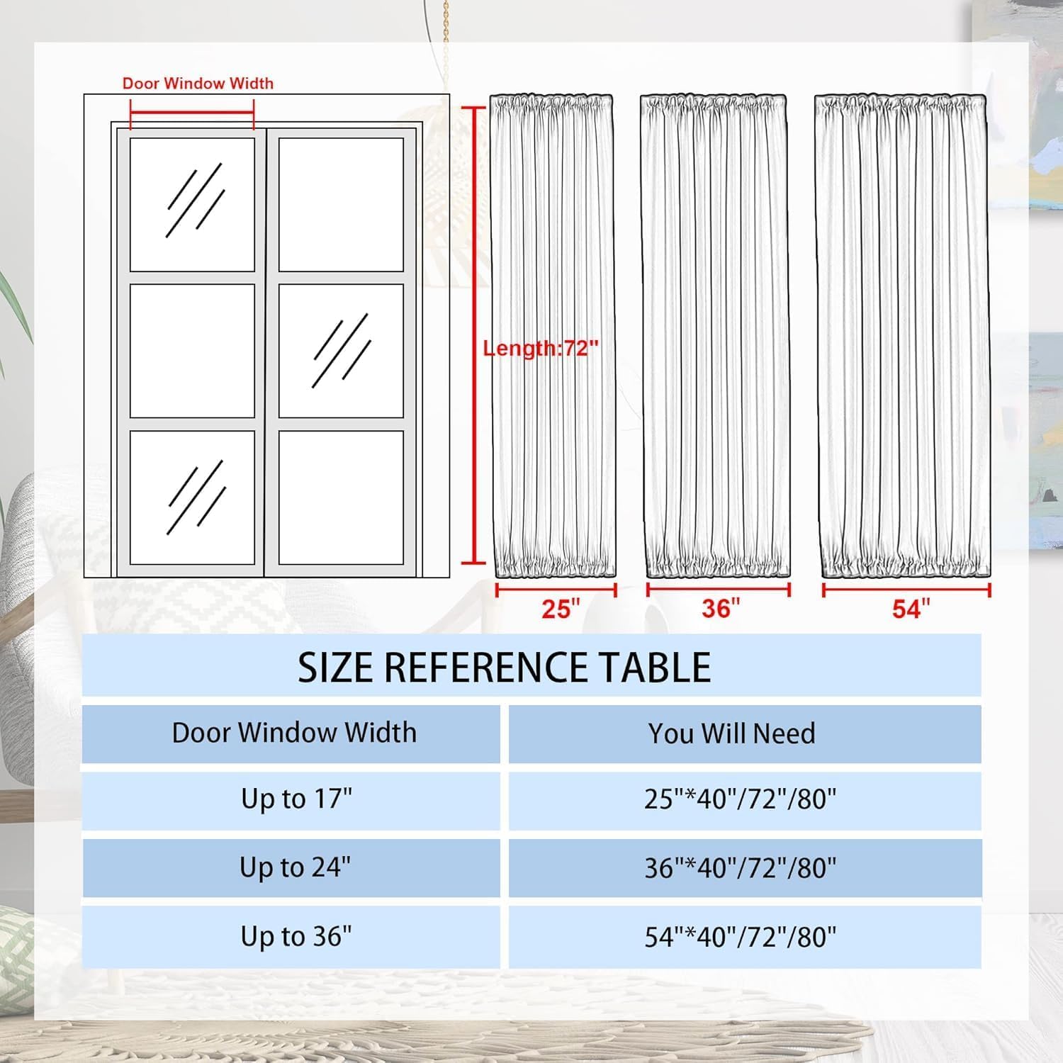French Door Curtains