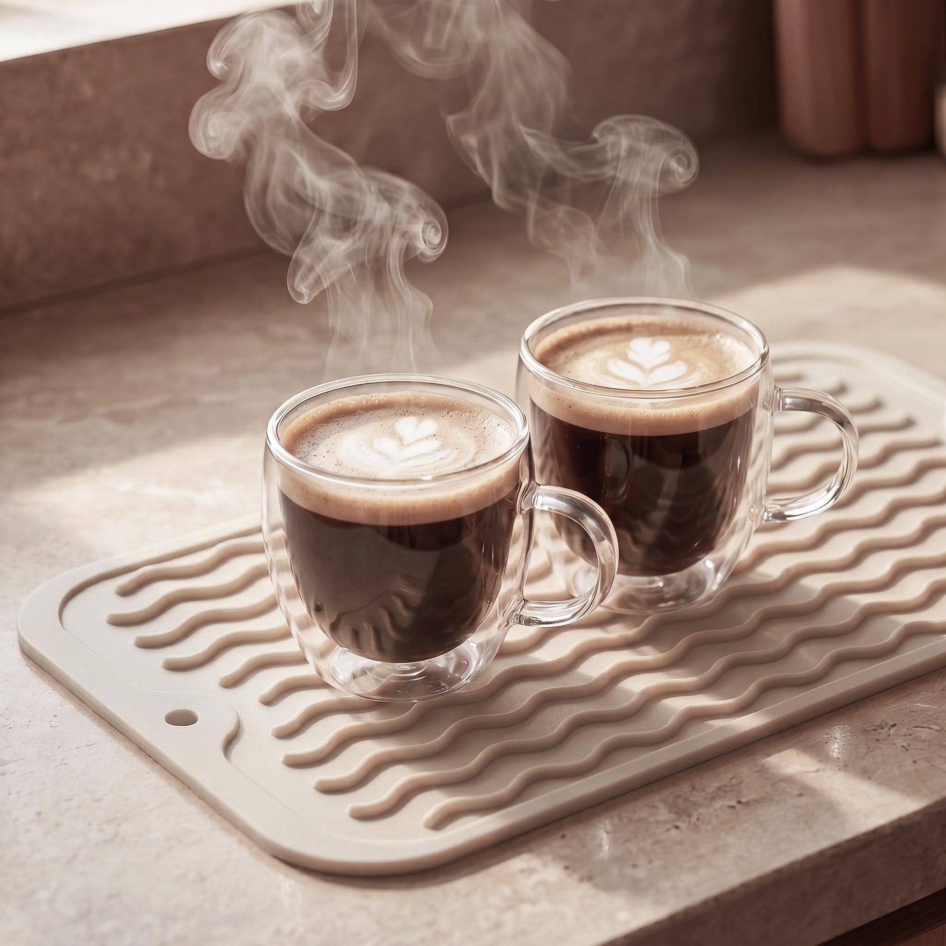 Silicone Dish Drying Mat for Multiple Usage