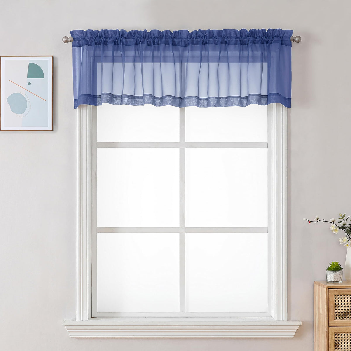Sheer Valances for Windows 2 Pack (2 Count)