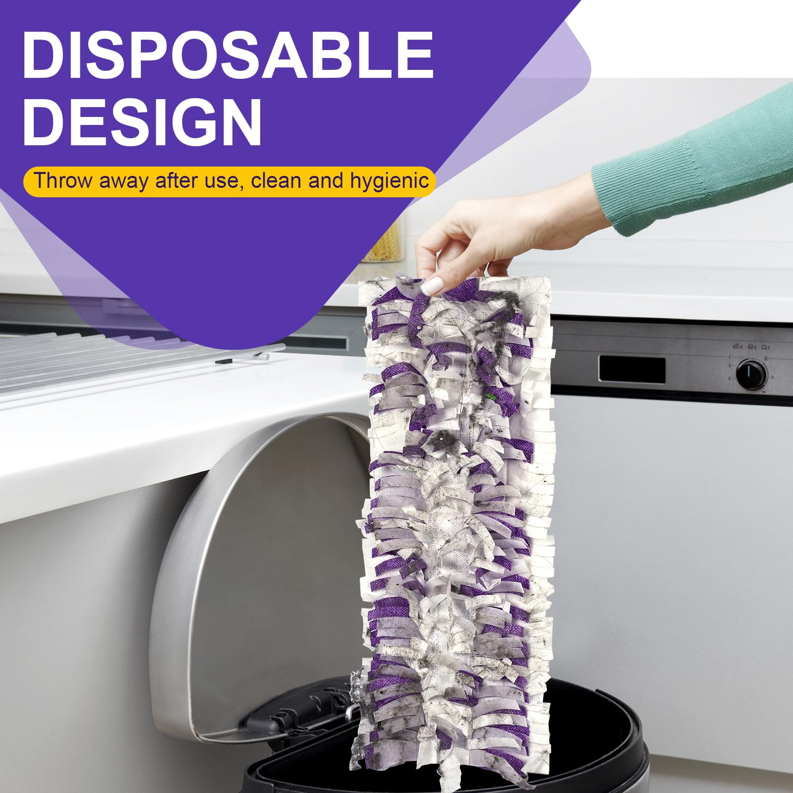 5X Cleaning Power Mop Pads Compatible with Swiffer PowerMop (32 Count)