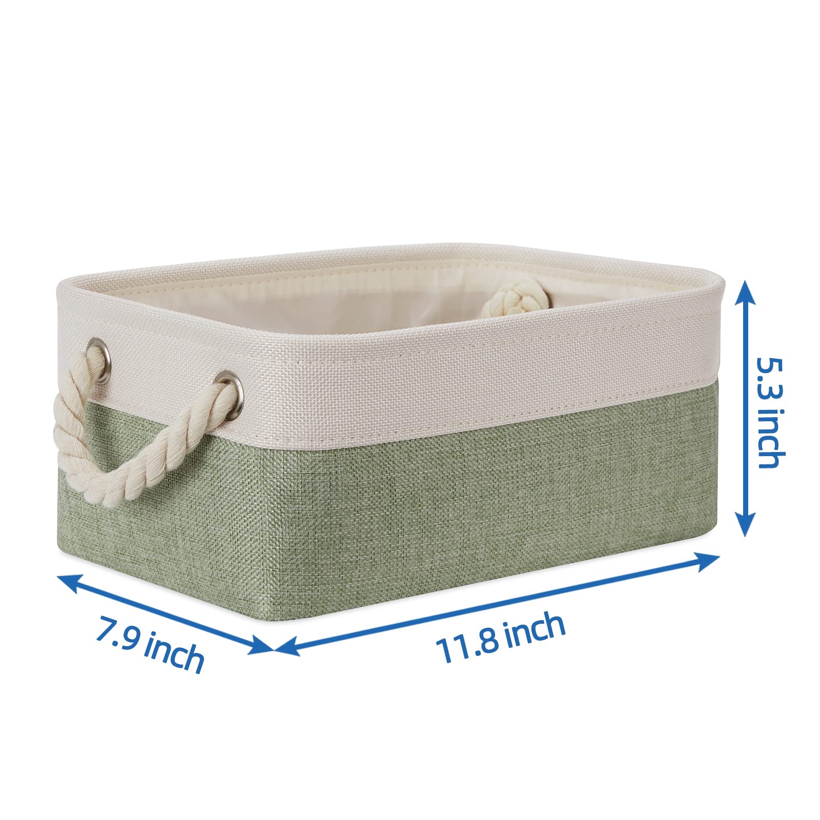 Small Storage Baskets Small Fabric Bins for Closet
