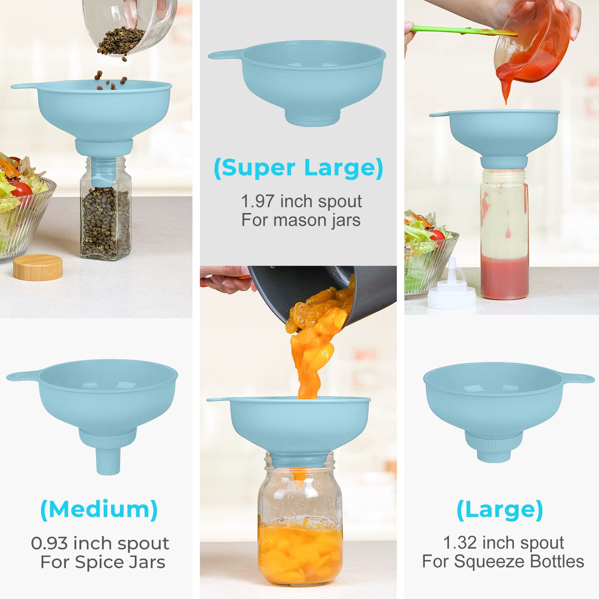 Wide Mouth Kitchen Funnel