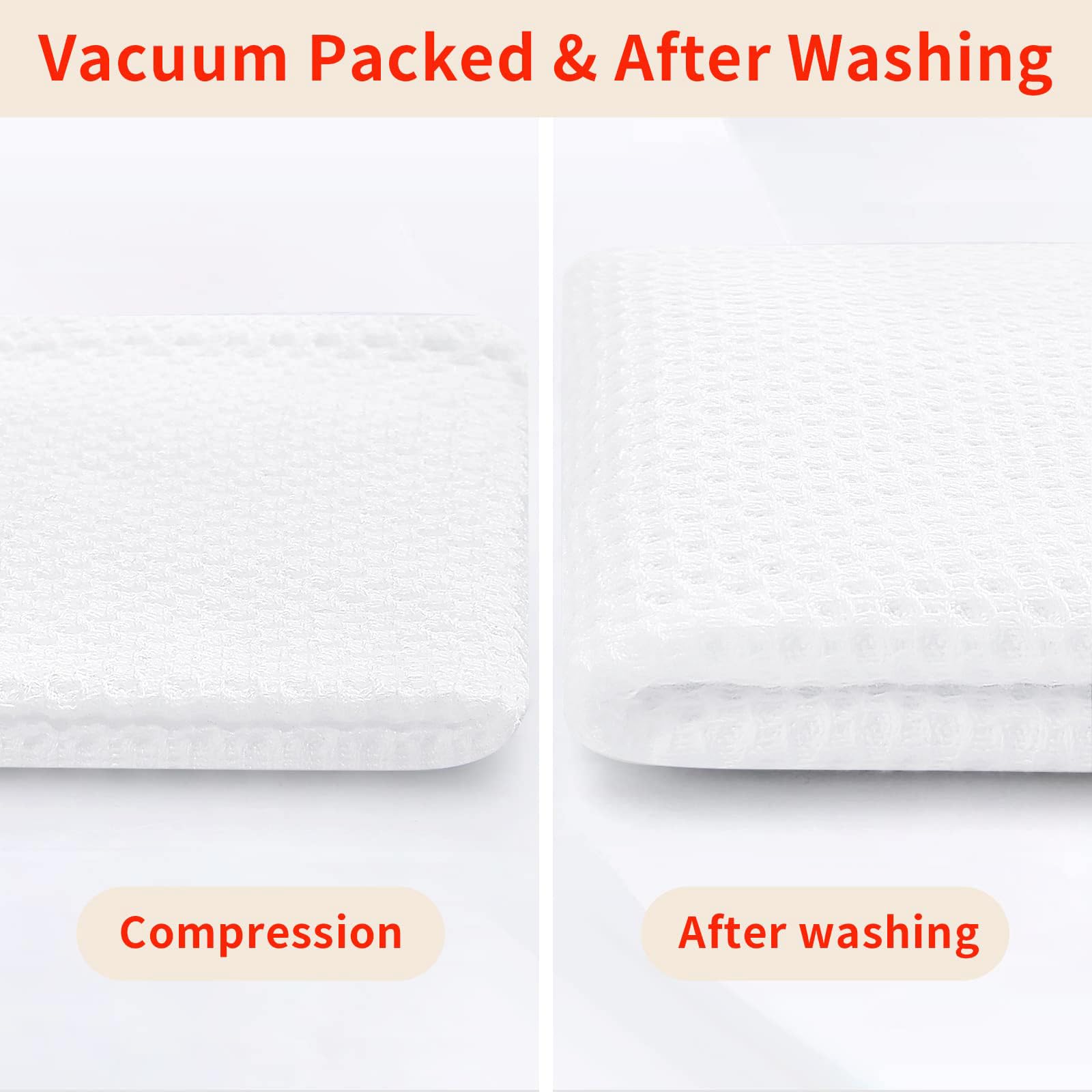 100% Cotton Waffle Weave Kitchen Dish Towels 18 (18 Count)