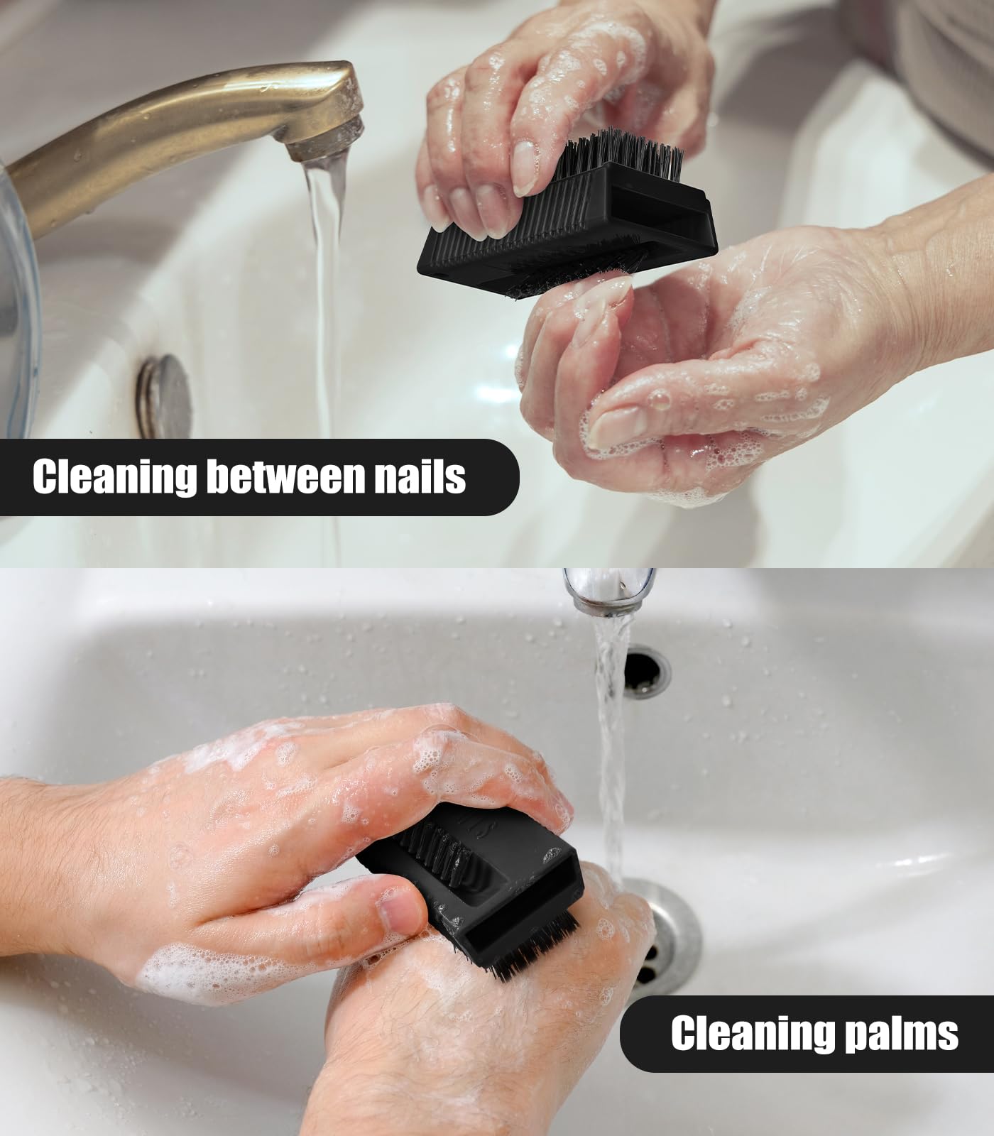 Nail Brush for Cleaning Fingernails (2 Count)