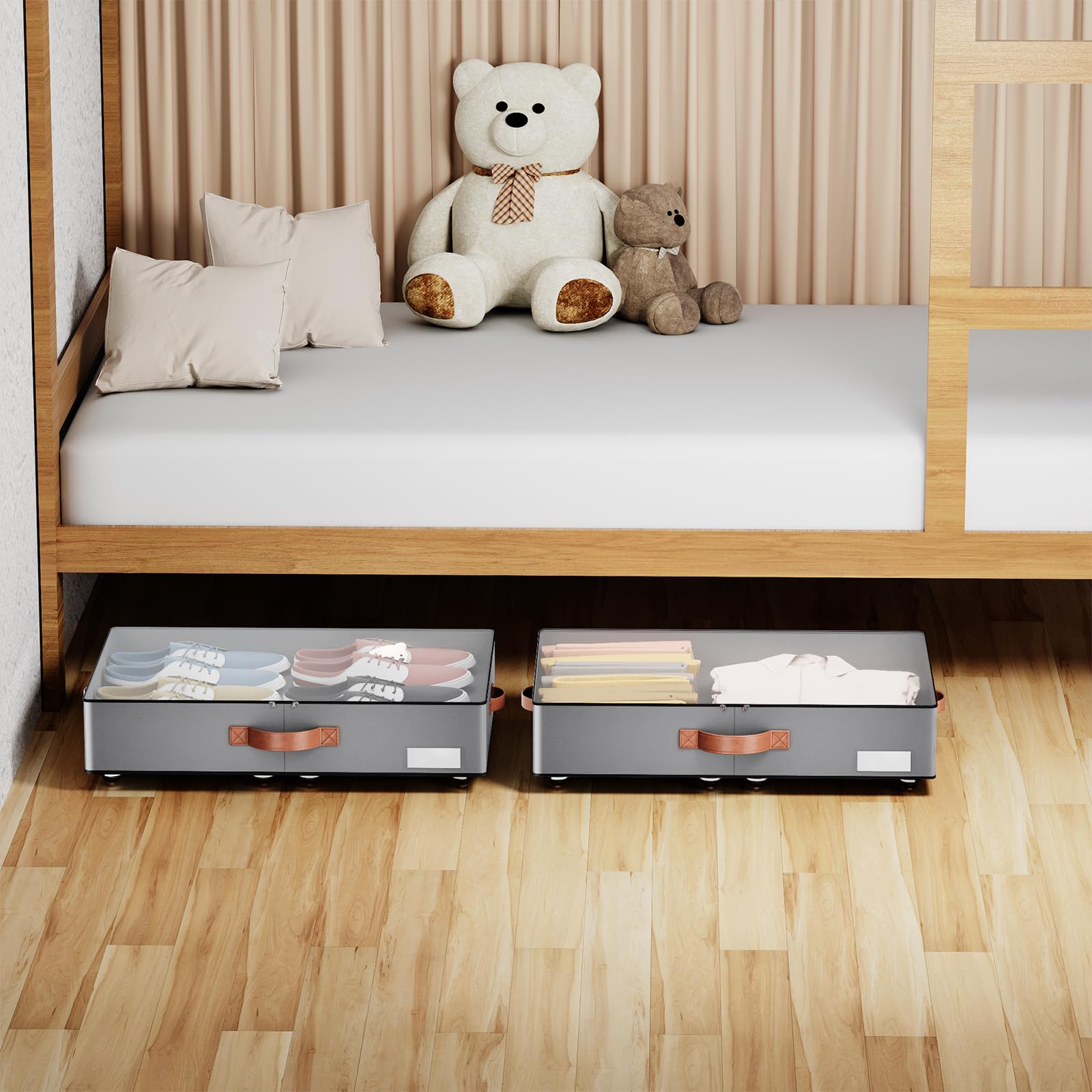 Under bed Storage With Wheels (2 Count)