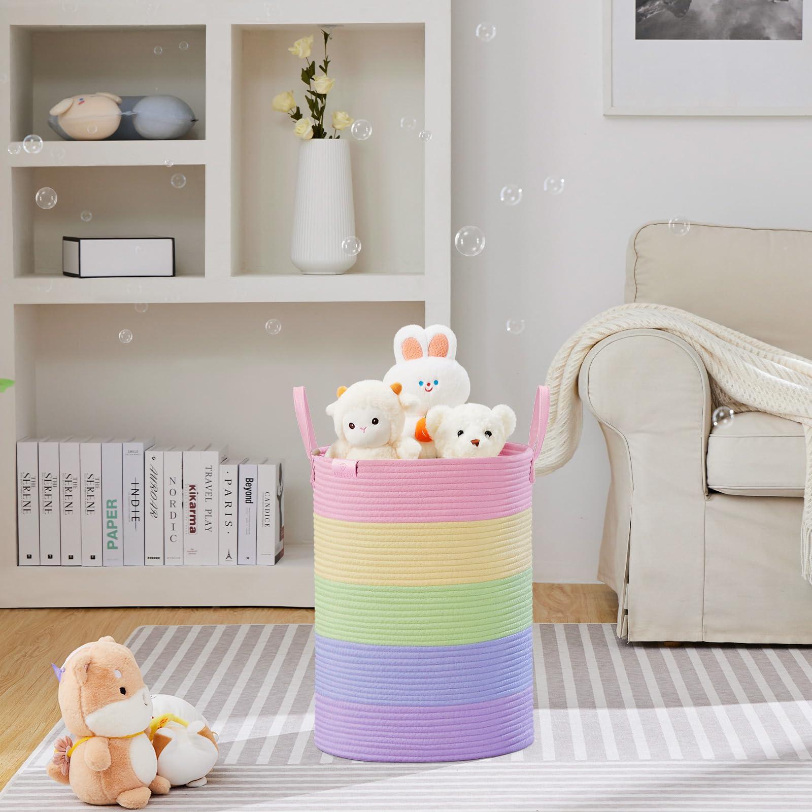 58L Tall Woven Rope Laundry Hamper (1961.2133 Fl Oz) - ModHome Supplies