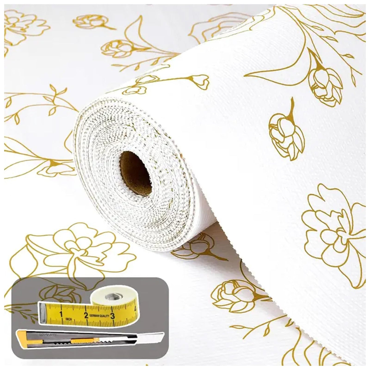Shelf Liners for Kitchen Cabinets 12in x 20FT Non Adhesive Drawer Liner (20 Sq Ft)