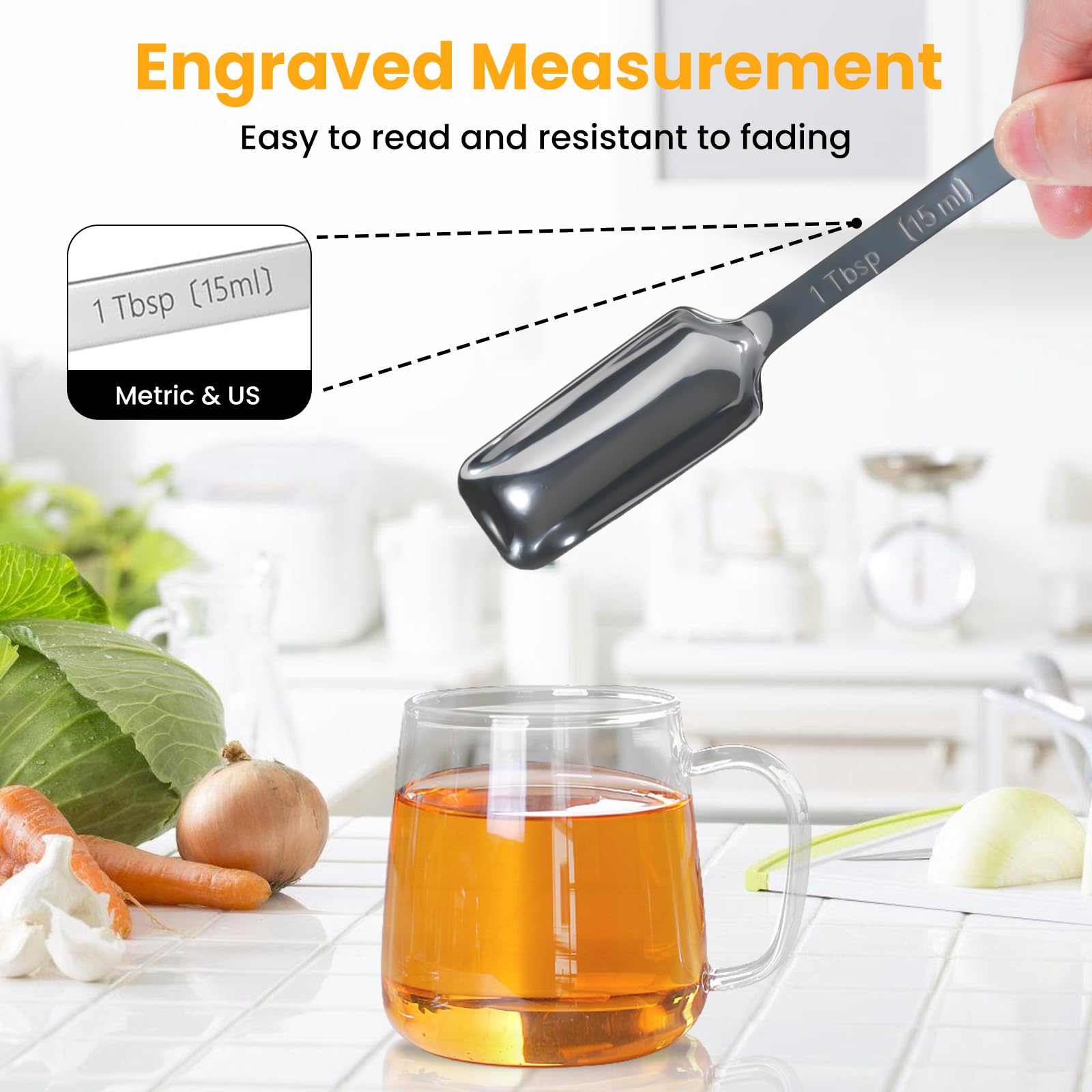 Stainless Steel Measuring Spoons Set of 11 (11 Count)