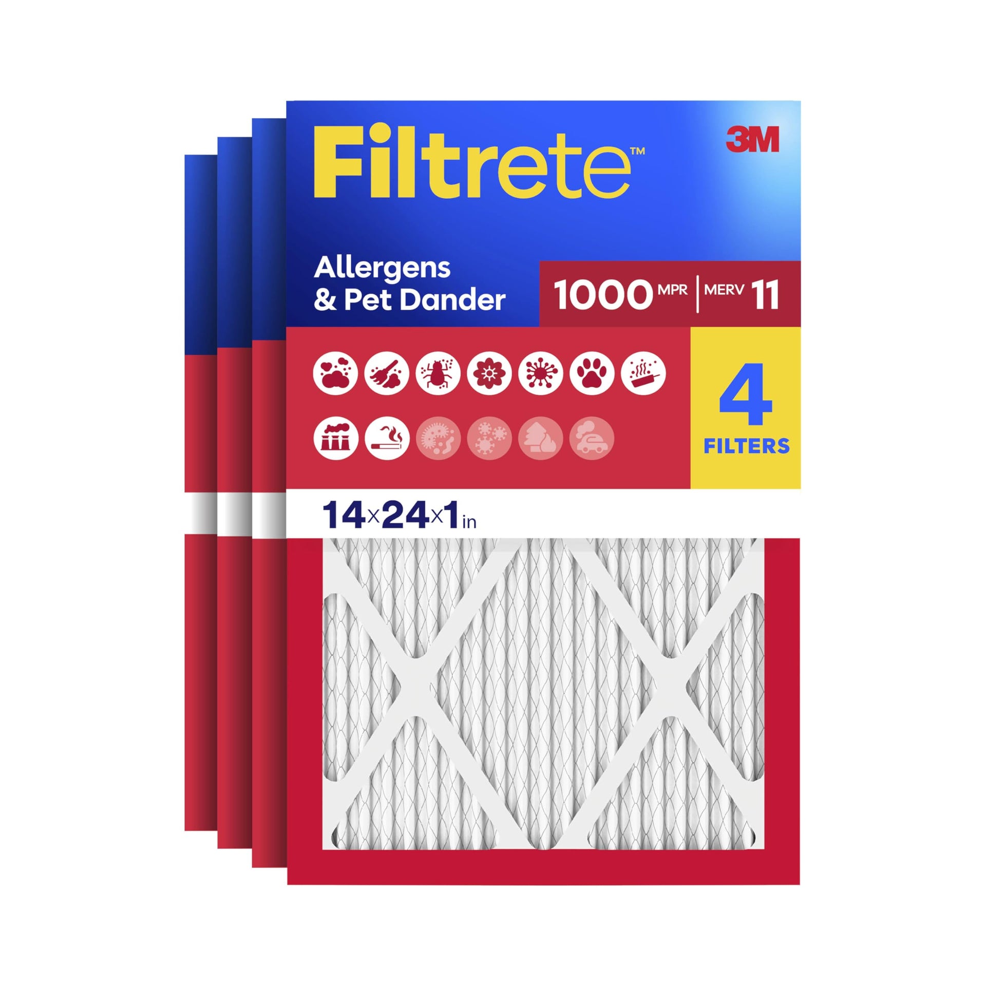 14x24x1 Air Filter (4 Count)