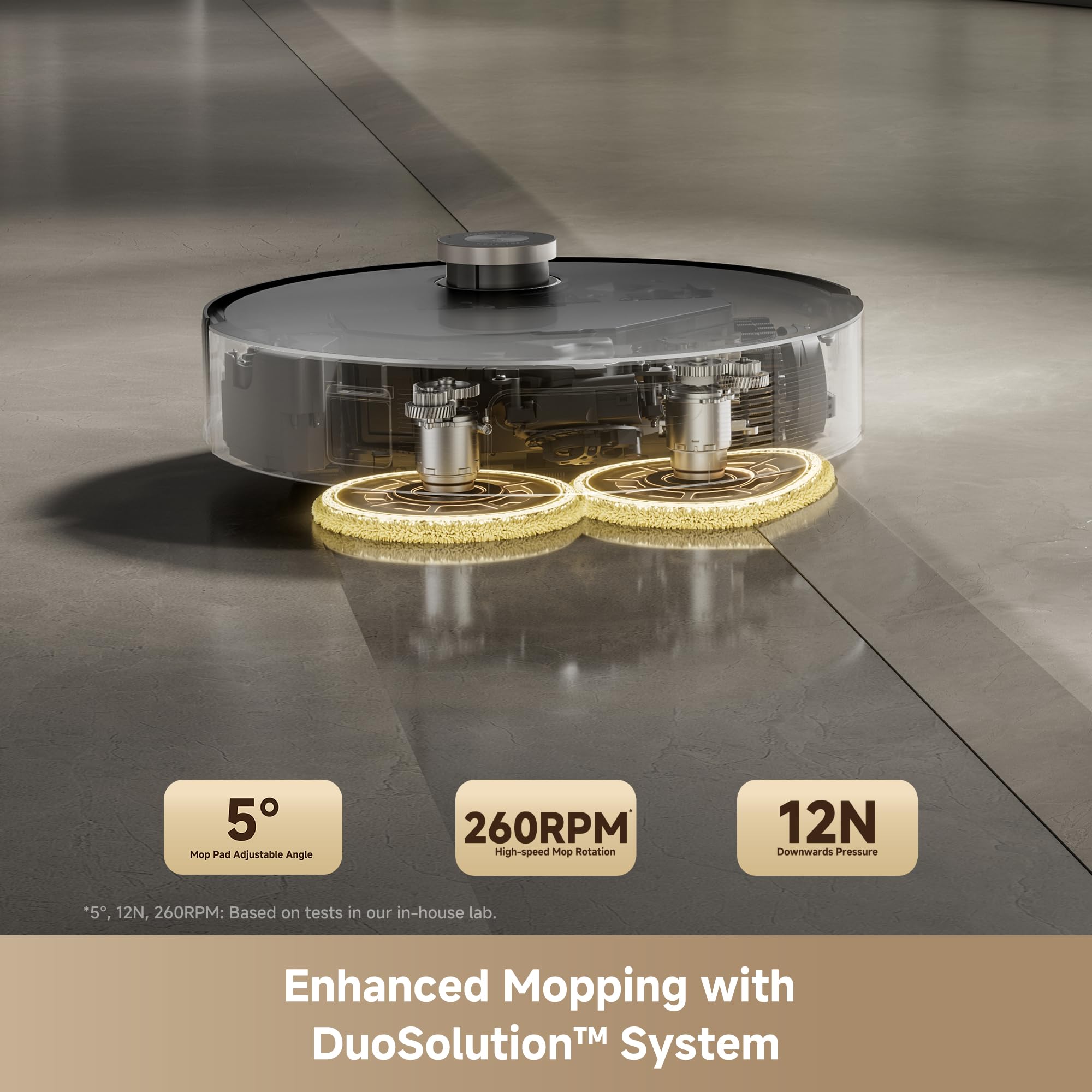 Mobius 60 Robot Vacuum and Mop with Auto