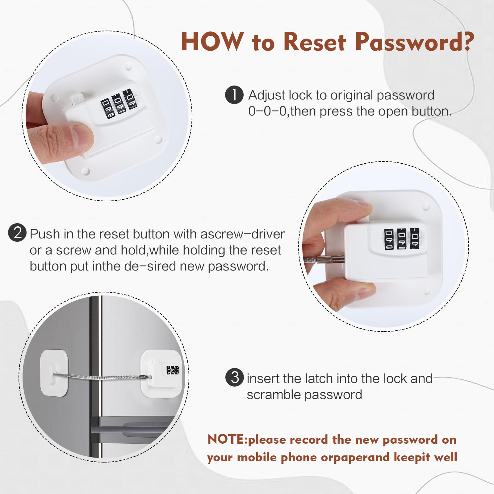 Refrigerator Lock (4 Count)