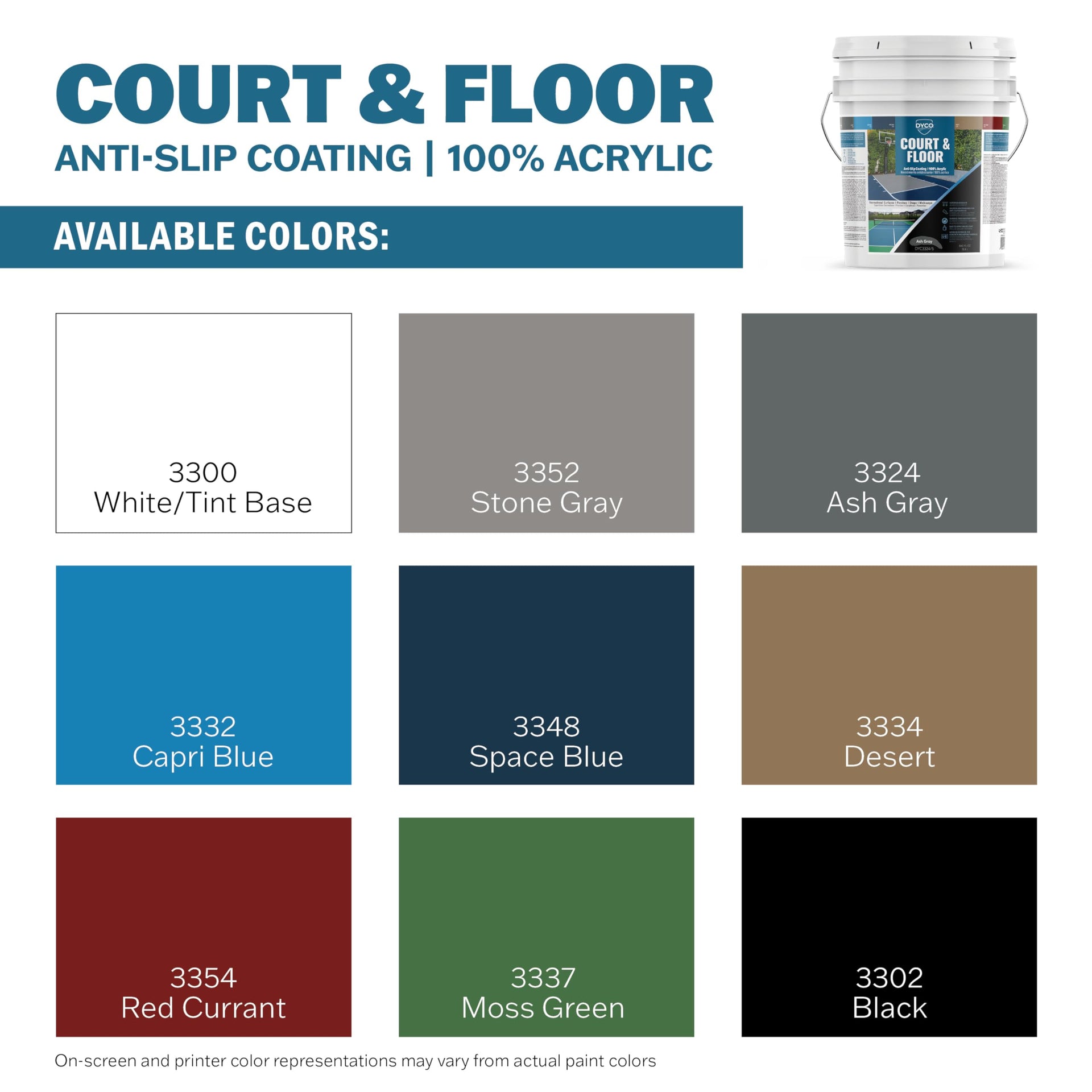 DYCO Court & Floor Anti (640 Fl Oz)