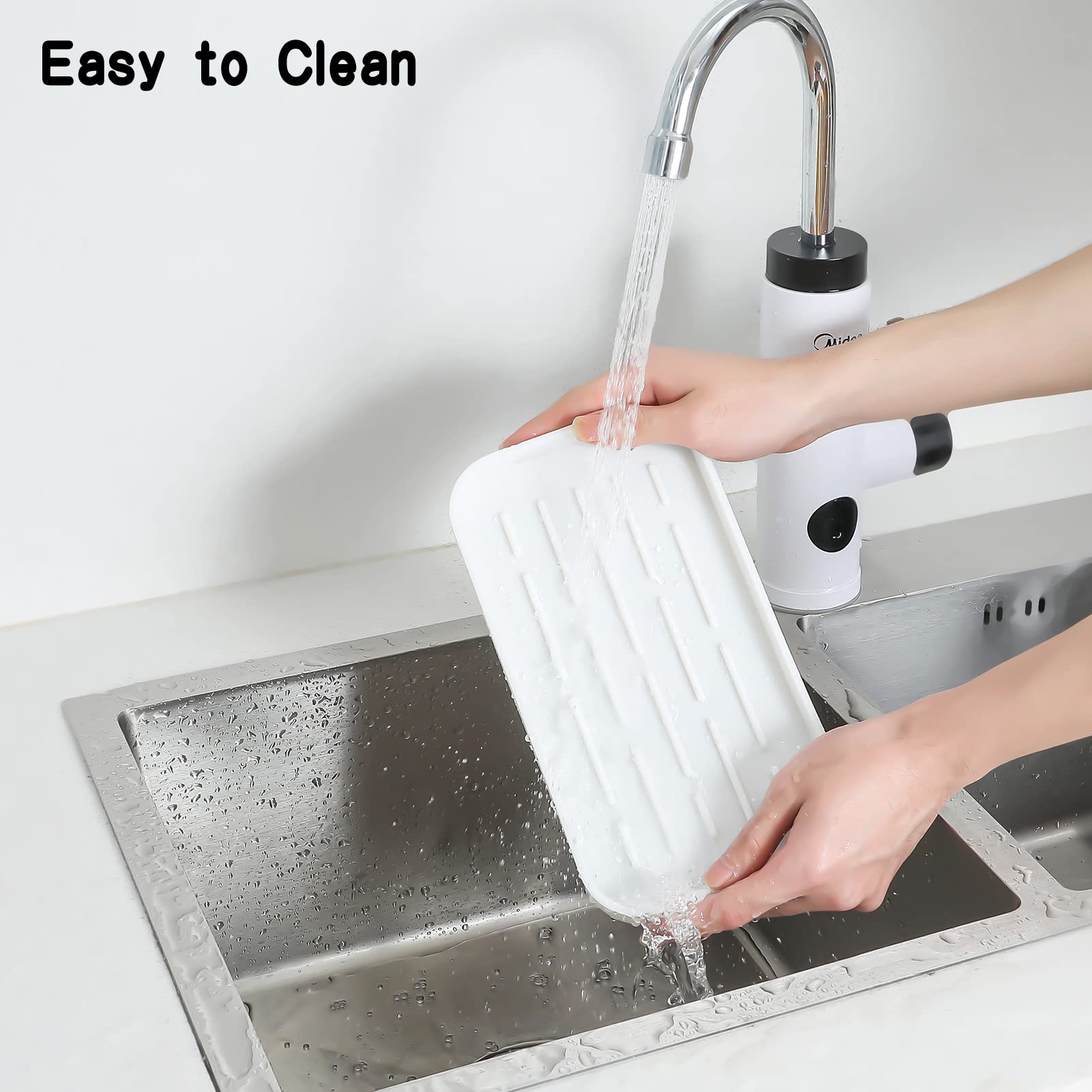 Silicone Kitchen Sink Organizer Tray for Multiple Usage