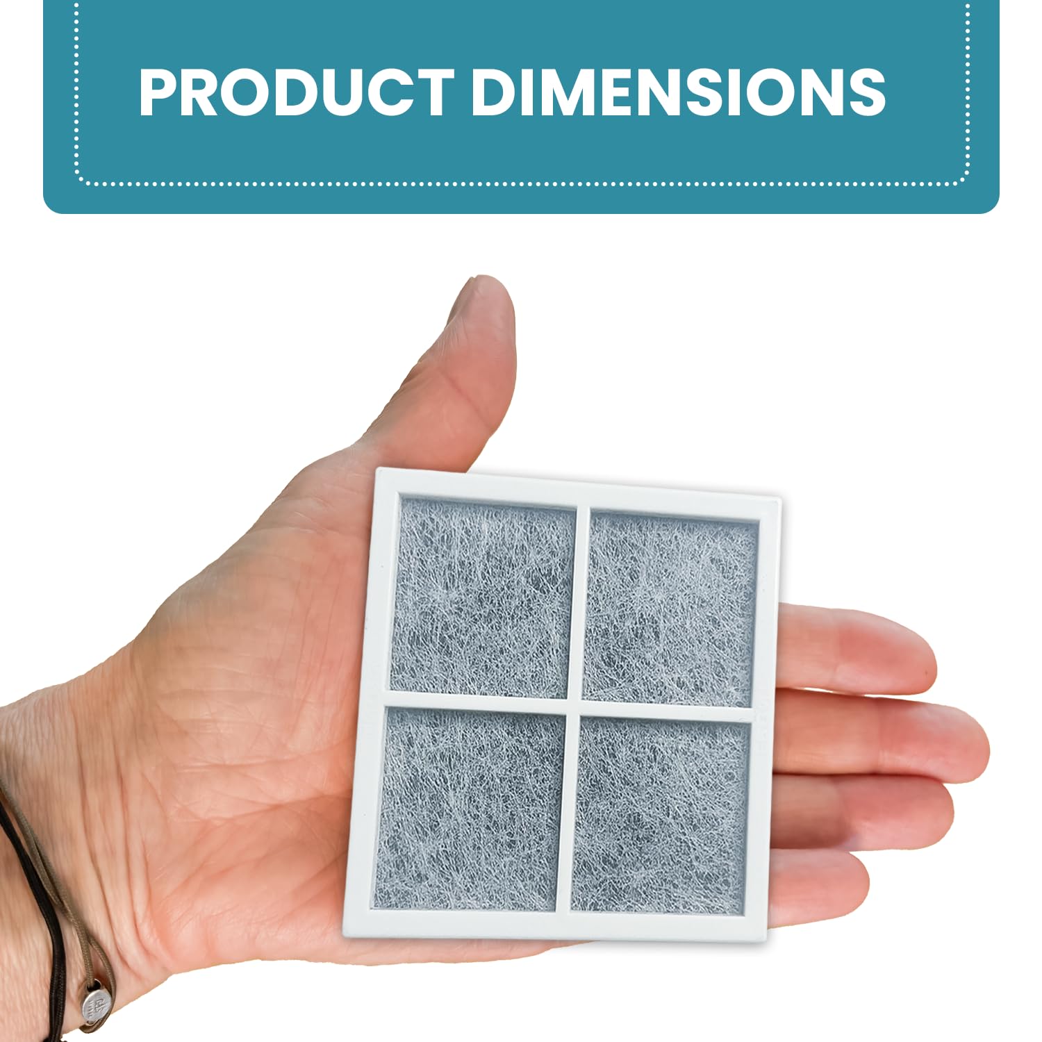 LT120F Refrigerator Air Filter Replacement Compatible with LG & Kenmore 469918 9918 (3 Count)