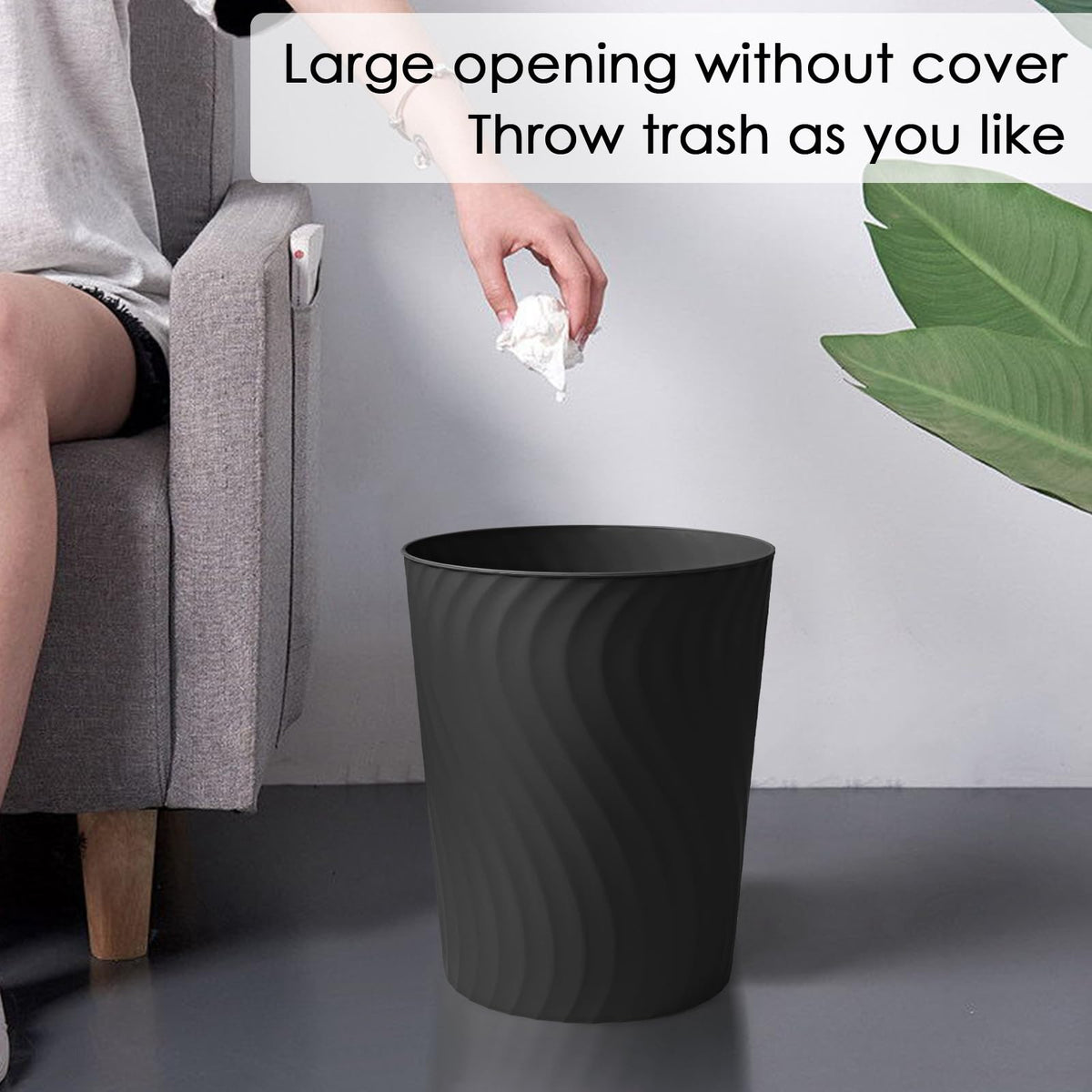 Small Trash Can (3 Count)