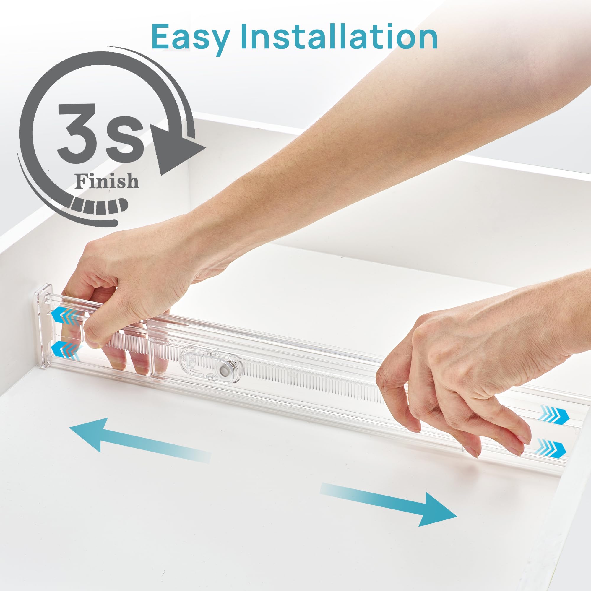 2.36" Short Upgrade Drawer Dividers 12.8" (12 Count)