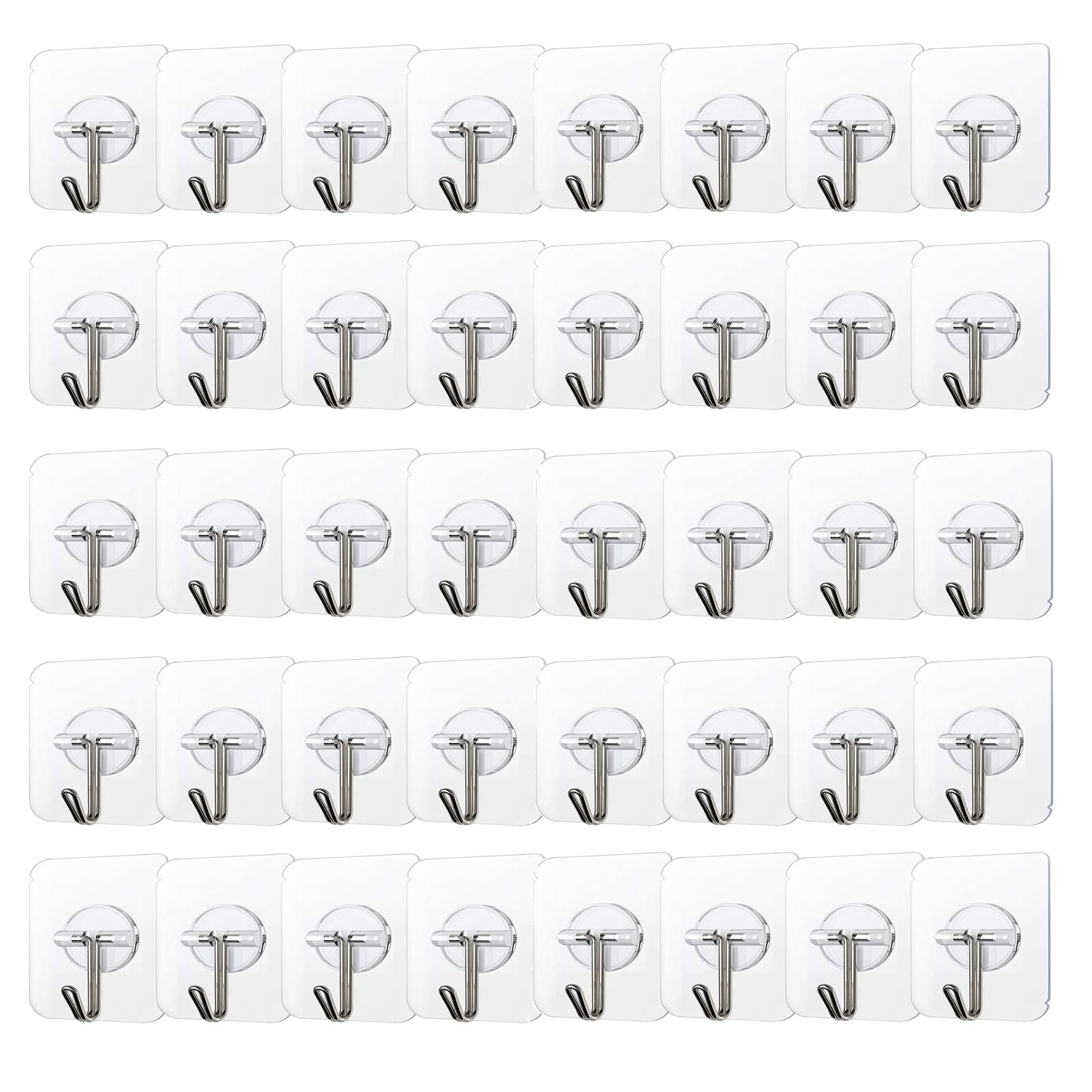 100 Pack Adhesive Hooks 24lb (100 Count)