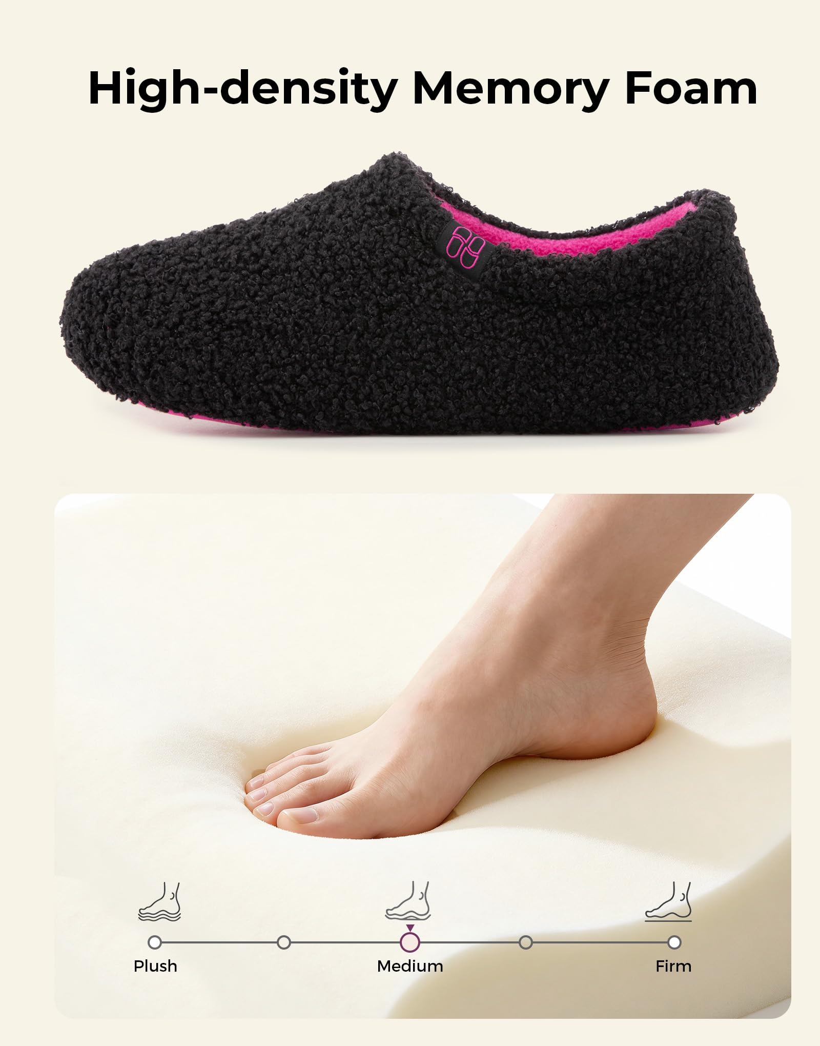 Women's Fuzzy Curly Fur Loafer Slippers