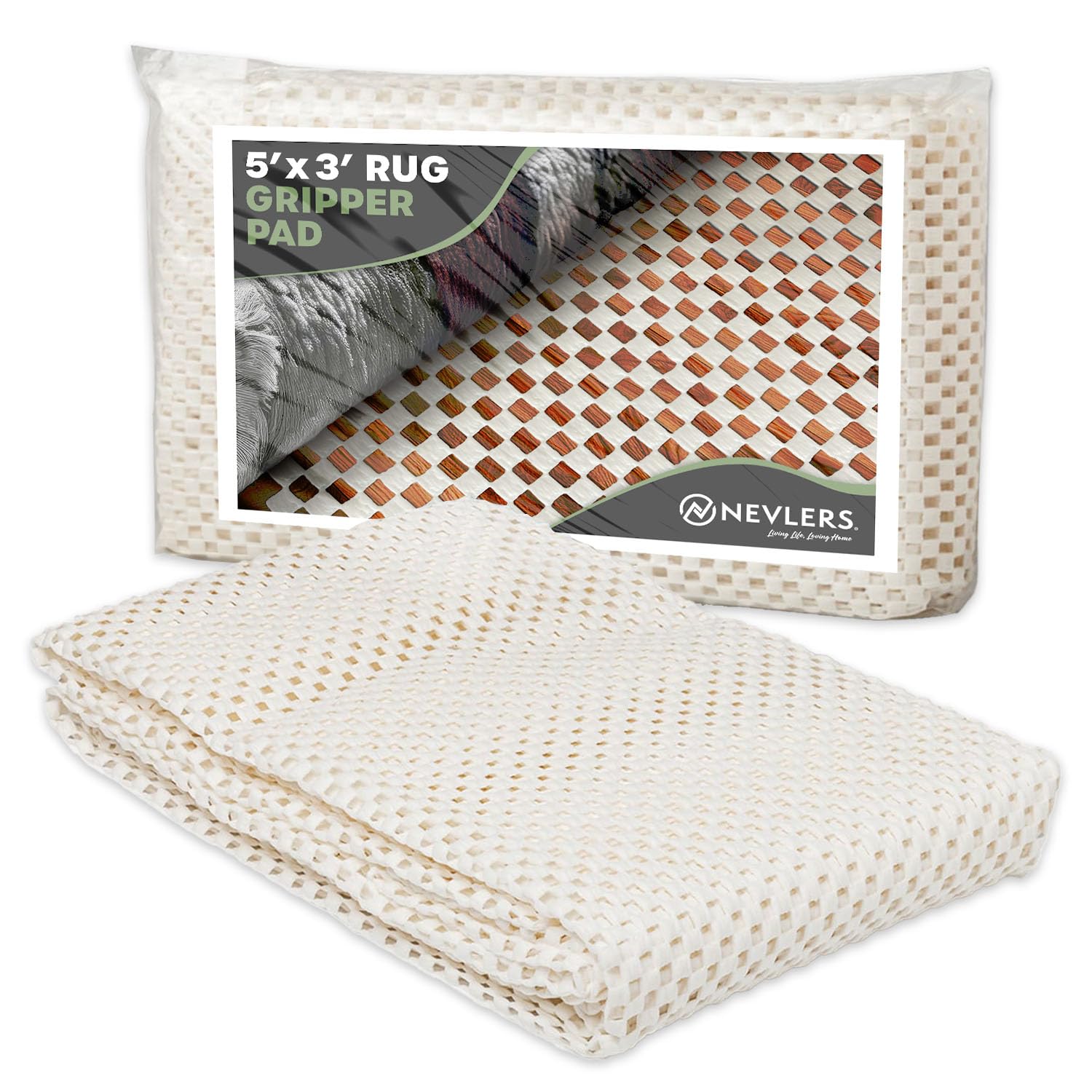 3 ft x 5 ft Non Skid Rug Pad (15 Sq Ft)