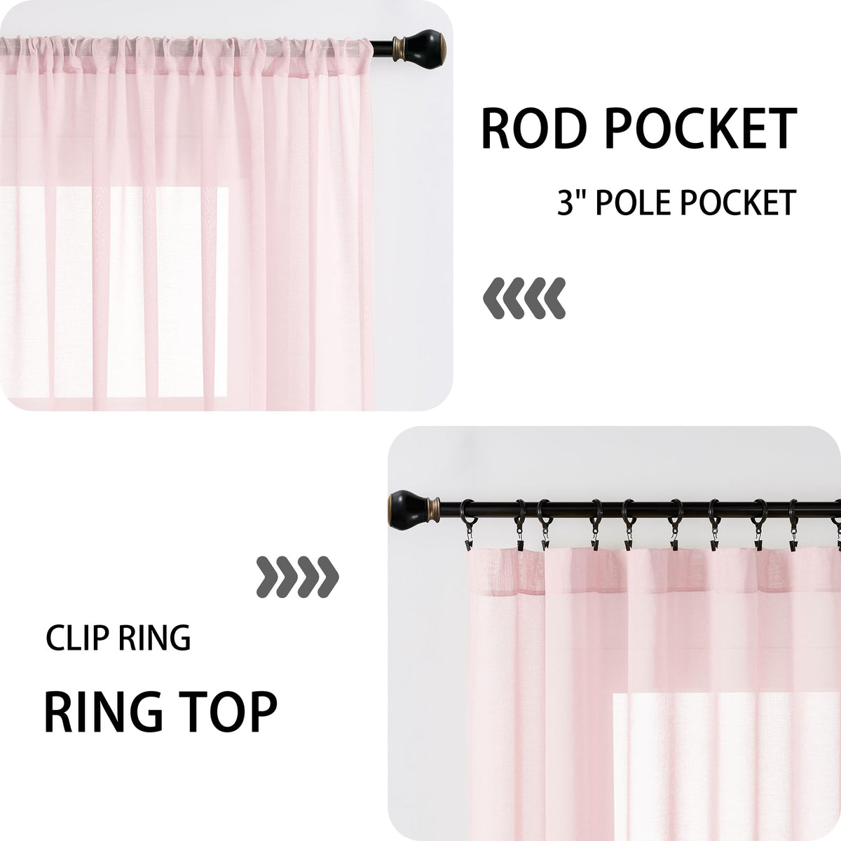 Sheer Door Curtain Closet Linen Textured Curtain Sheers Doorway Light Filtering Voile French Door Rod Pocket Curtains Patio Glass Doors