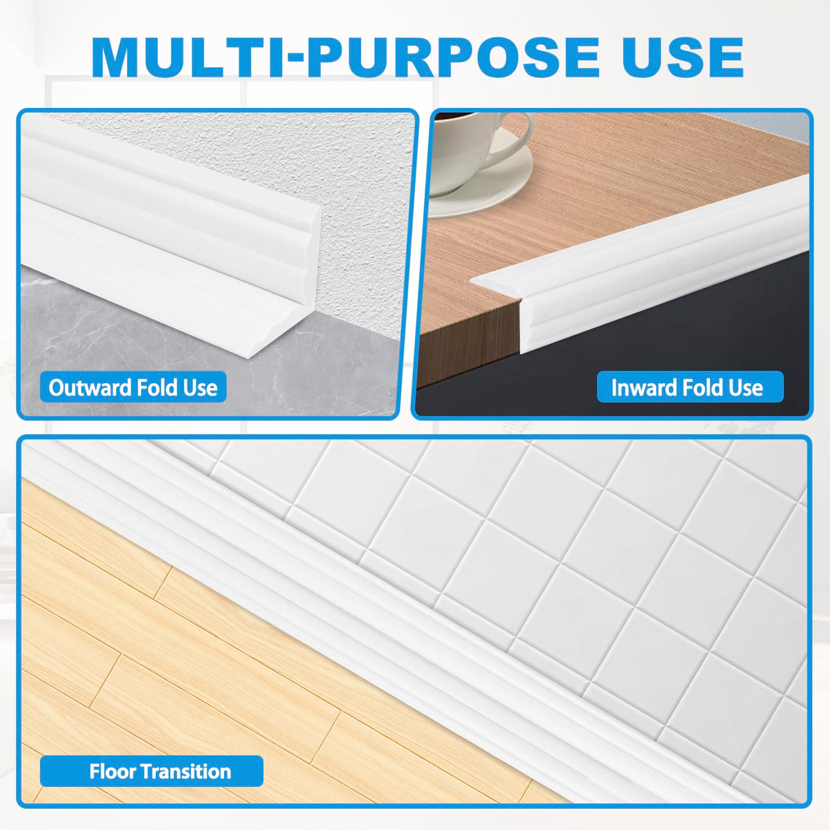 Corner Molding Trim Peel and Stick Wall Corner Protector