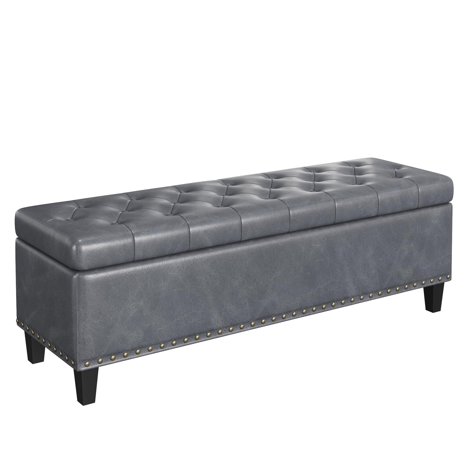 51 Inch Storage Ottoman Bench