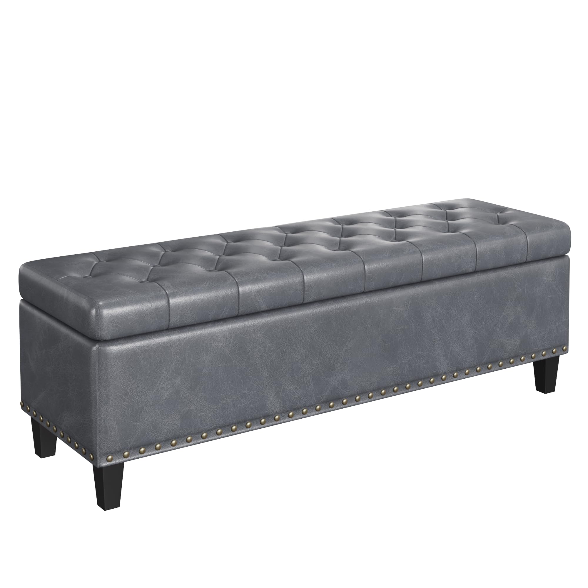 51 Inch Storage Ottoman Bench