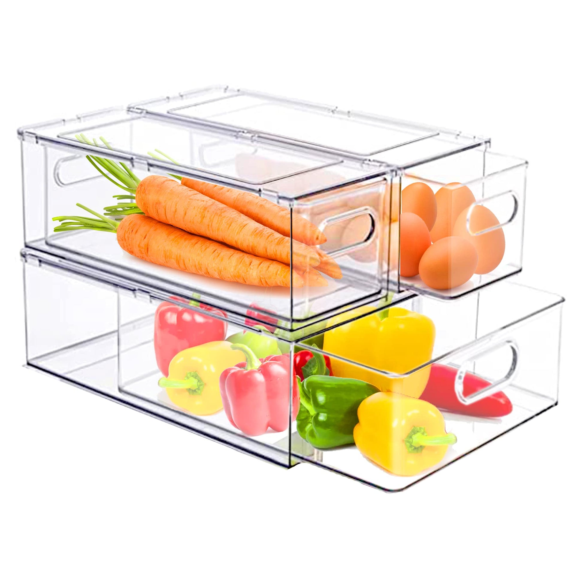 3 Pack Fridge Organizer and Storage (3 Count)