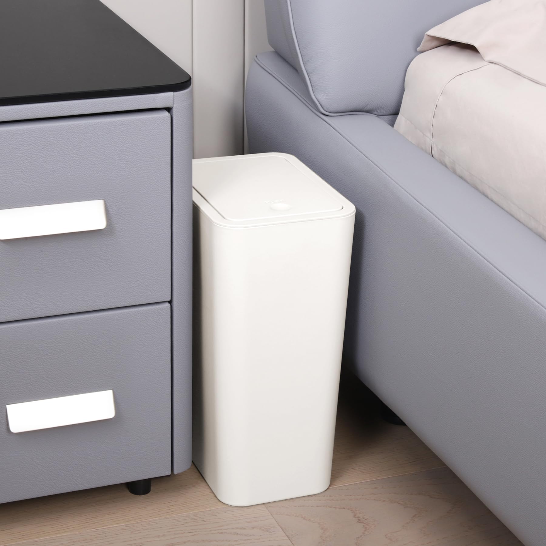 Bathroom Trash Can with Lid
