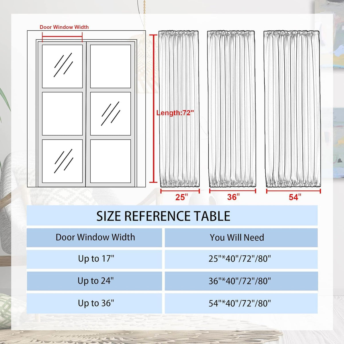 French Door Curtains