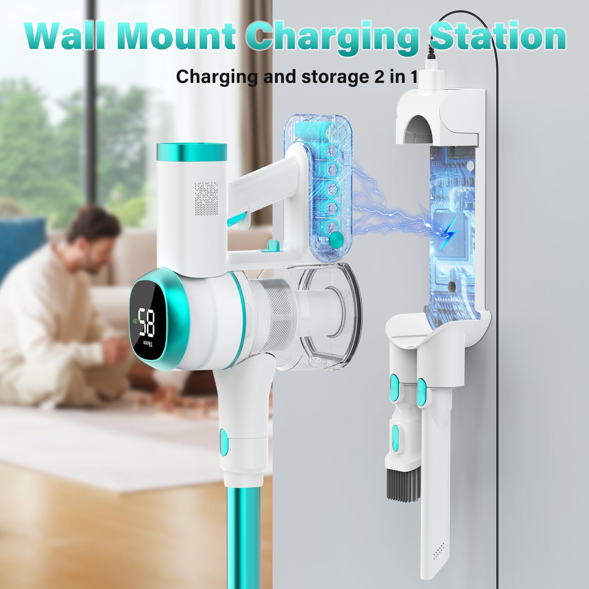 V500 Cordless Vacuum Cleaner for Home