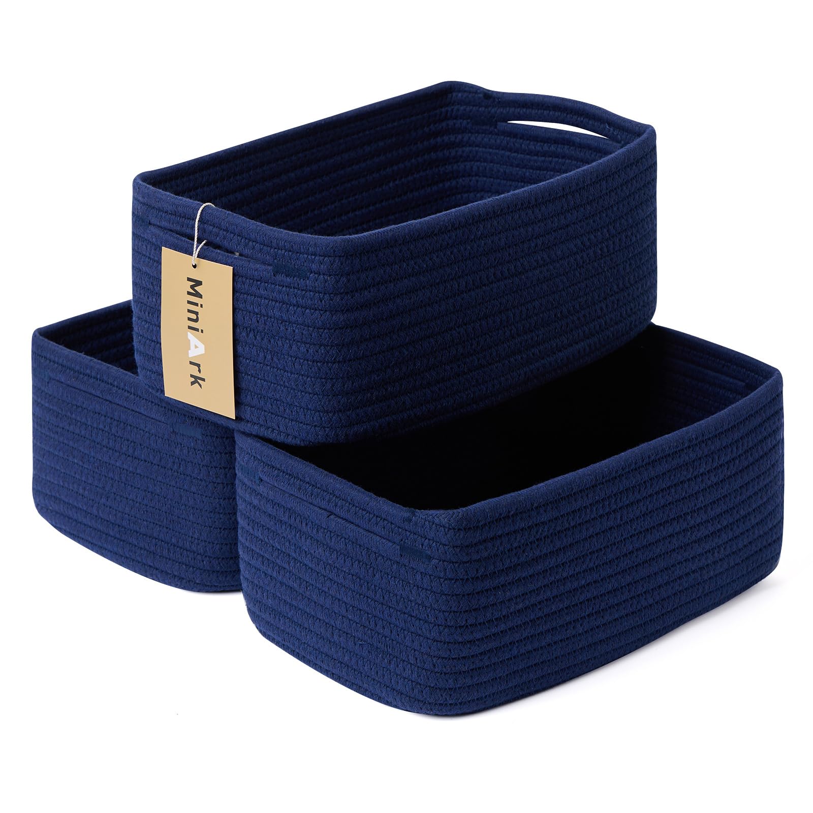 Small Storage Baskets for Organizing (3 Count)