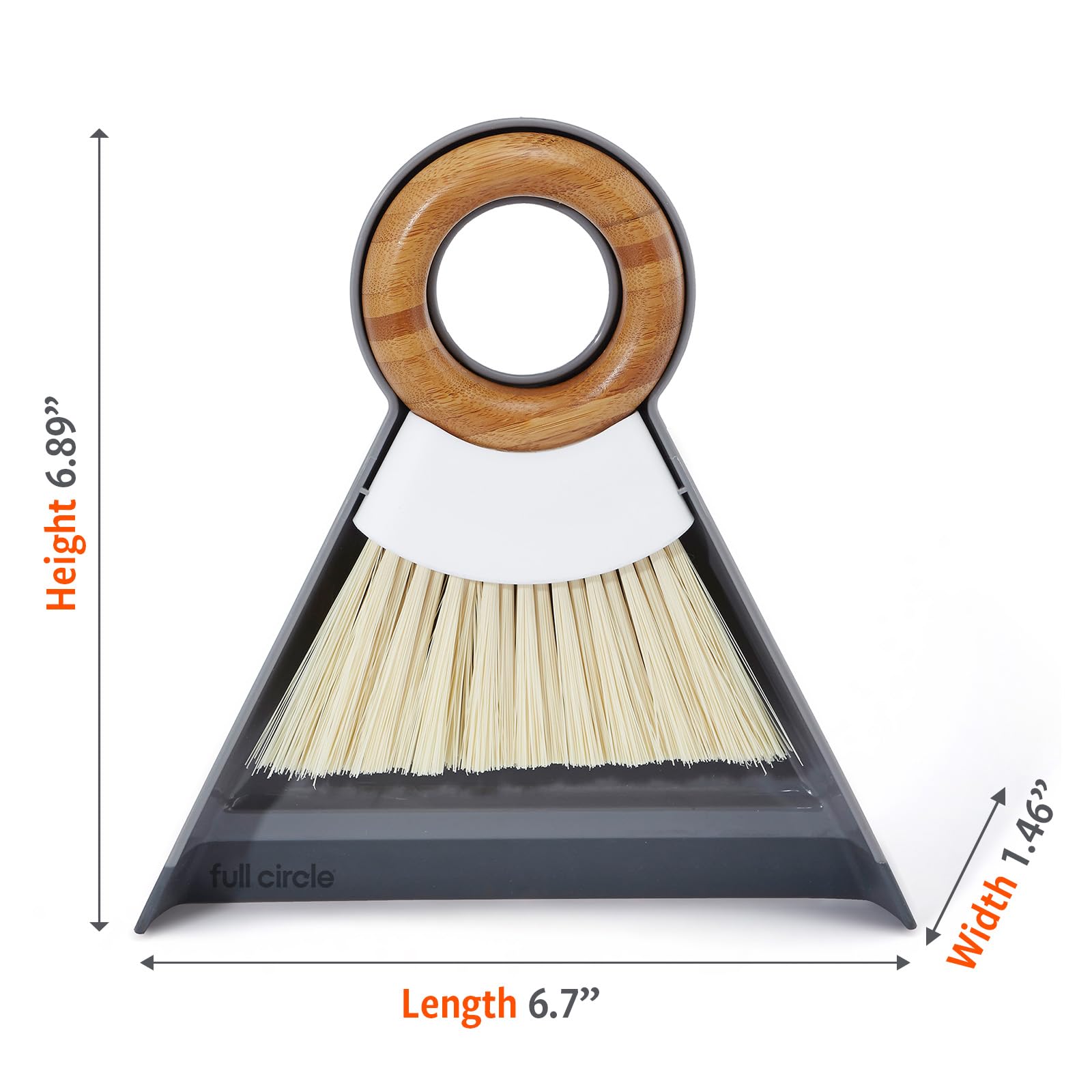 Tiny Team Mini Compact Brush & Dustpan Set