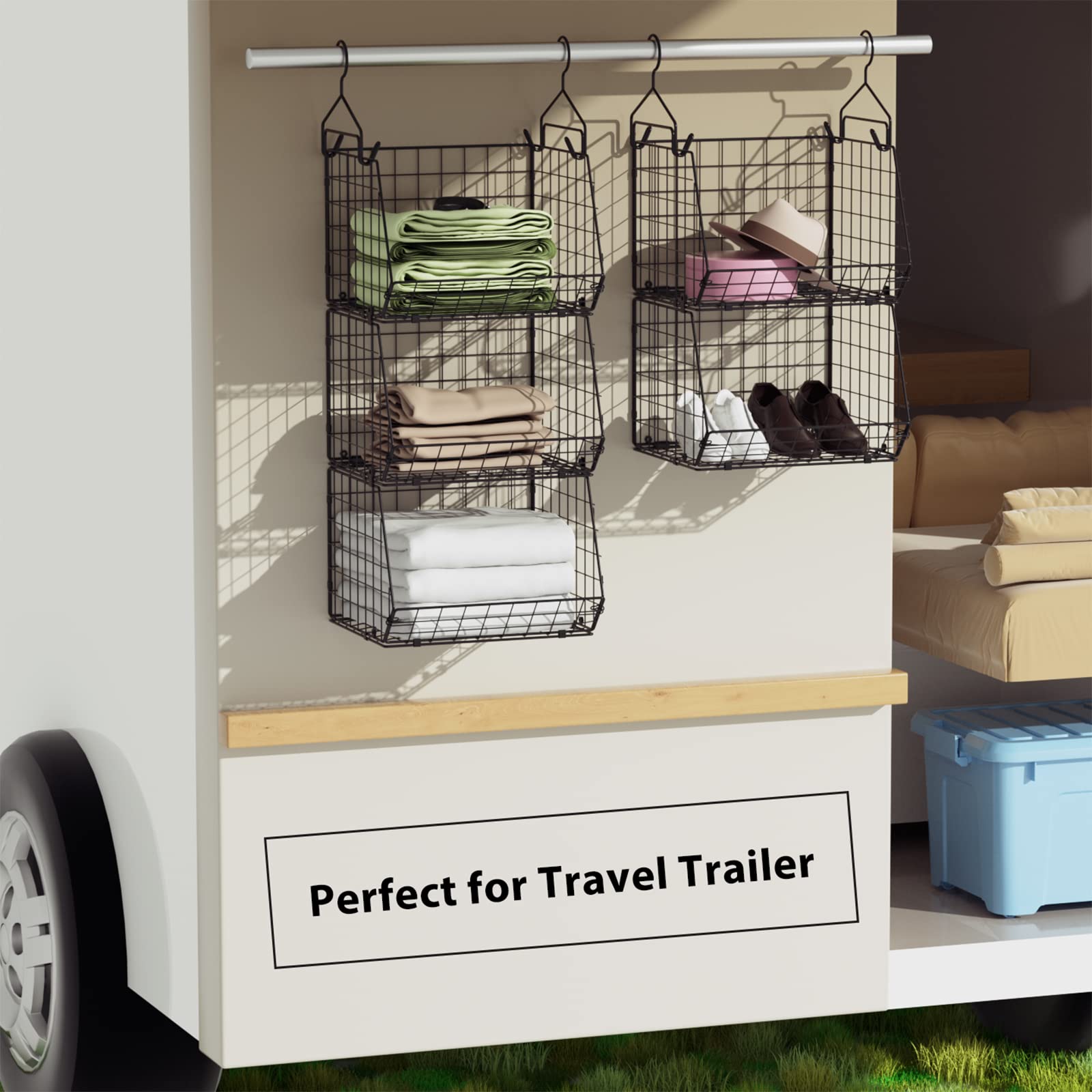 3 Tier Hanging Closet Organizer