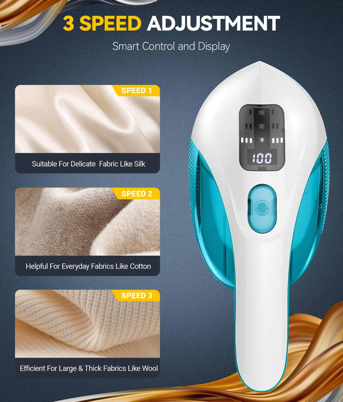 Rechargeable Fabric Shaver and Lint Remover