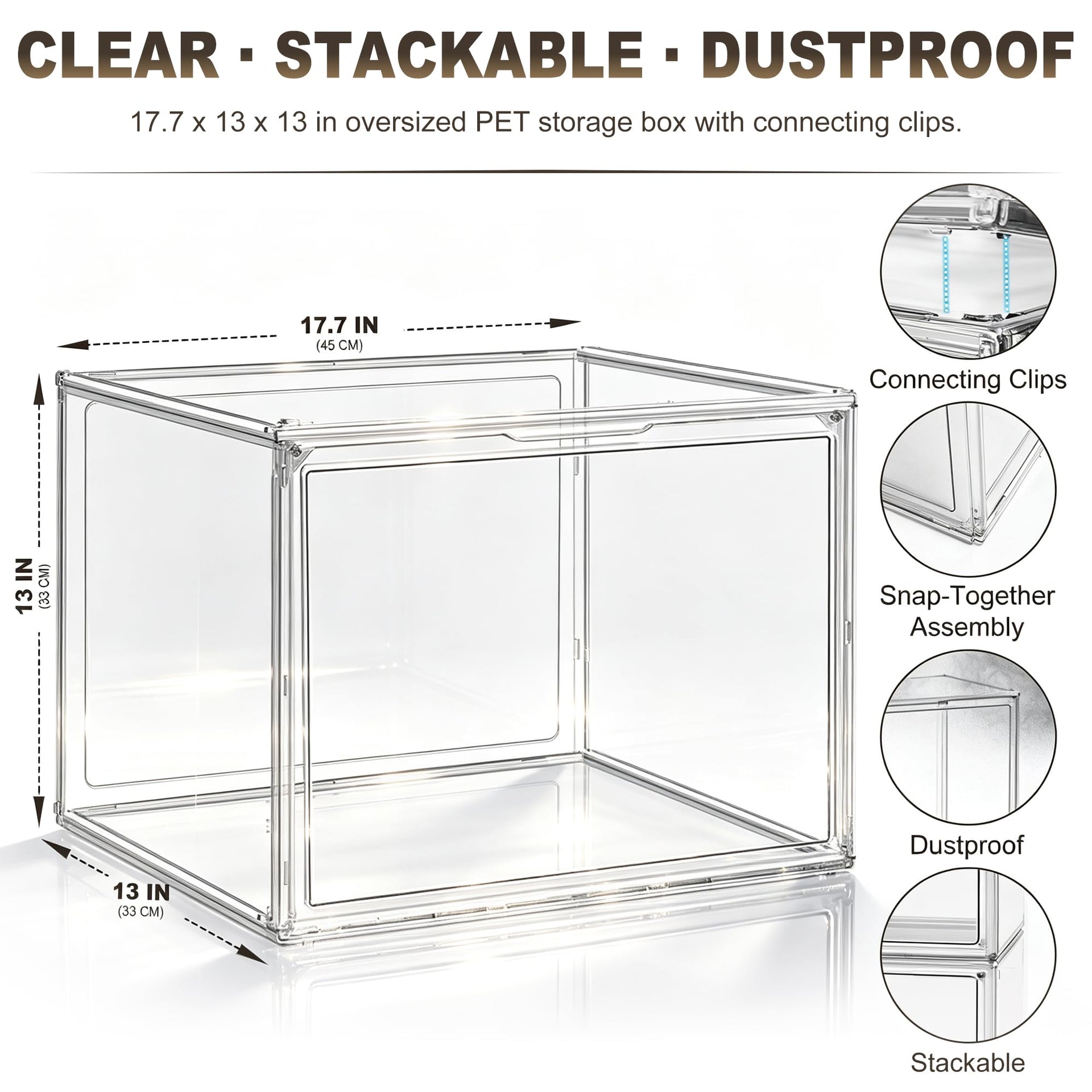 1 Pack Oversized Acrylic Boot Display