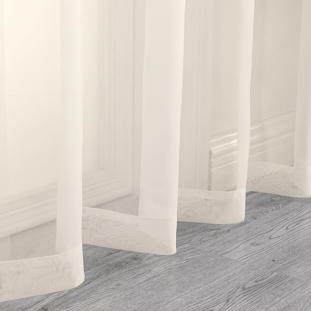Cream Sheer Valance for Windows (2 Count)