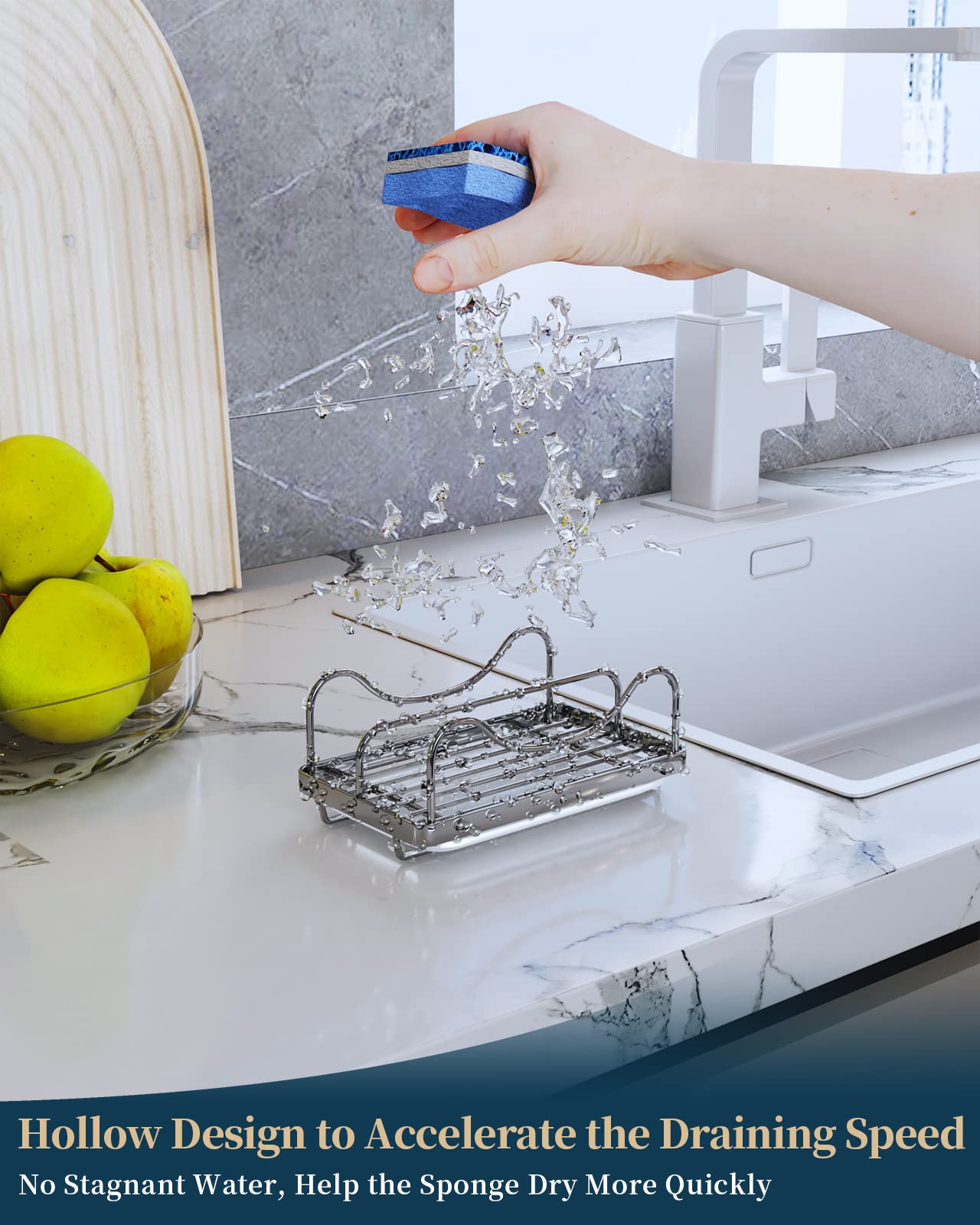 Sponge Holder for Kitchen Sink