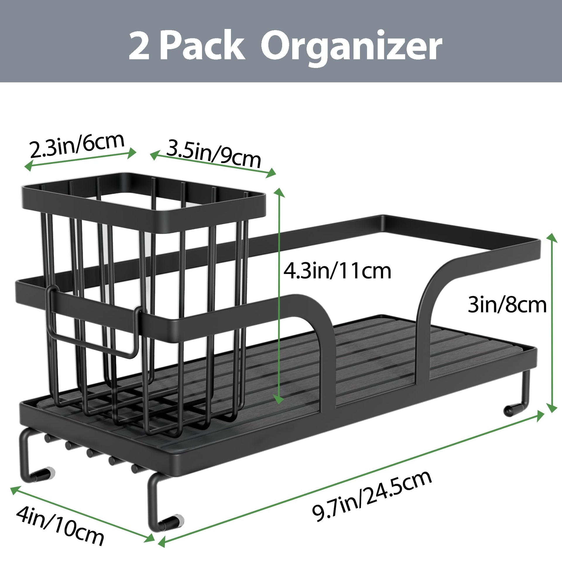 Sponge Holder for Kitchen Sink (2 Count)