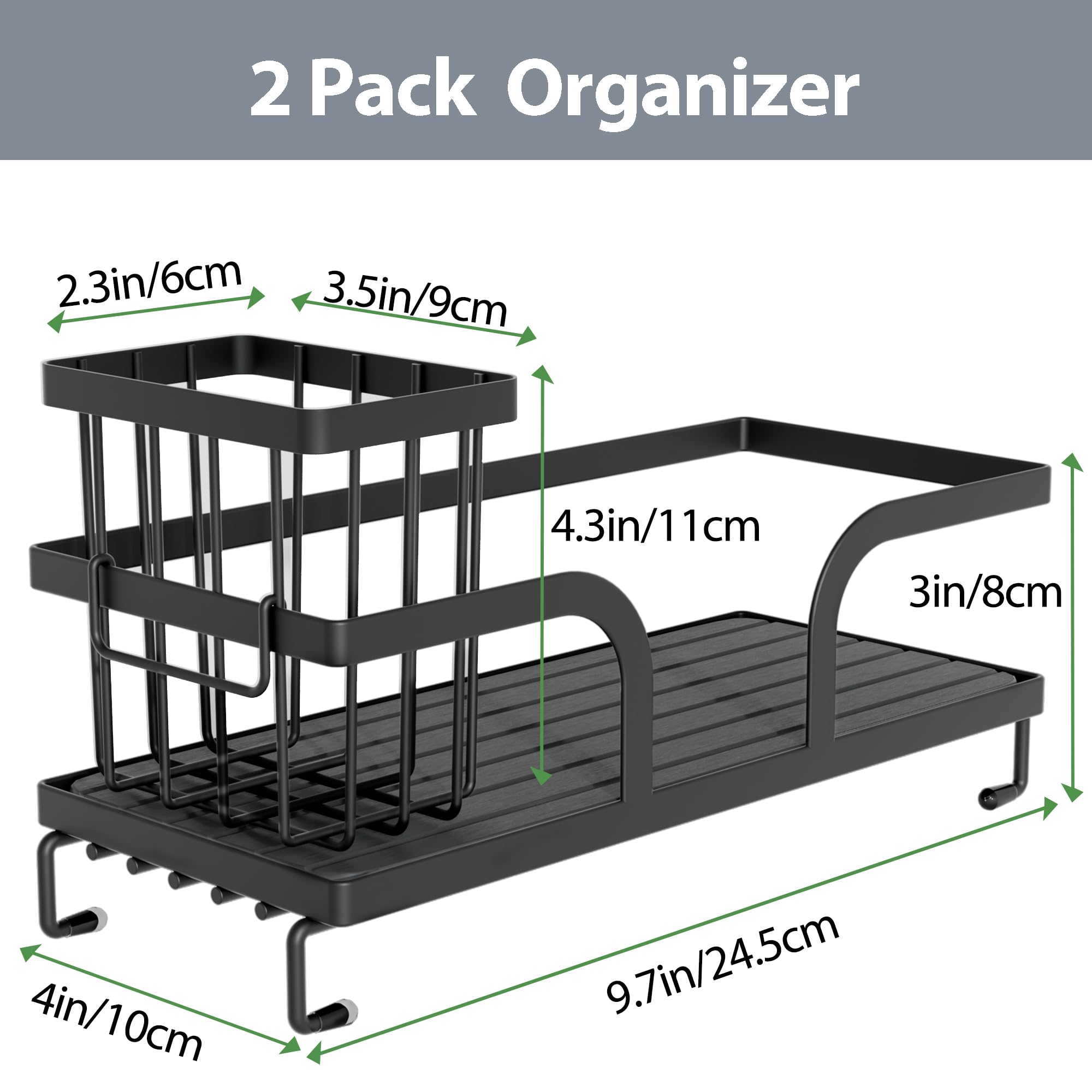 Sponge Holder for Kitchen Sink (2 Count)