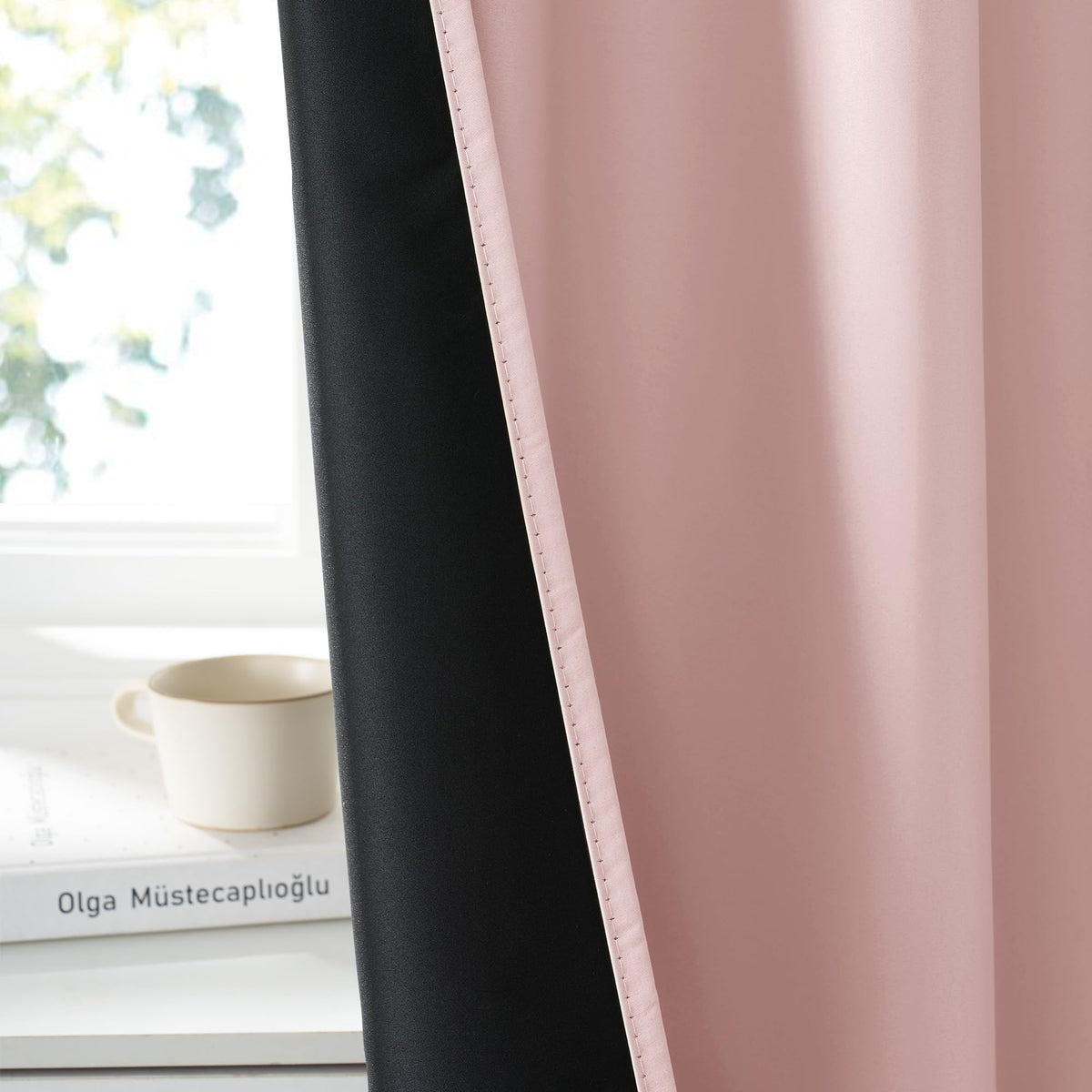 100% Blackout Basement Curtains 36 inches Long (2 Count)