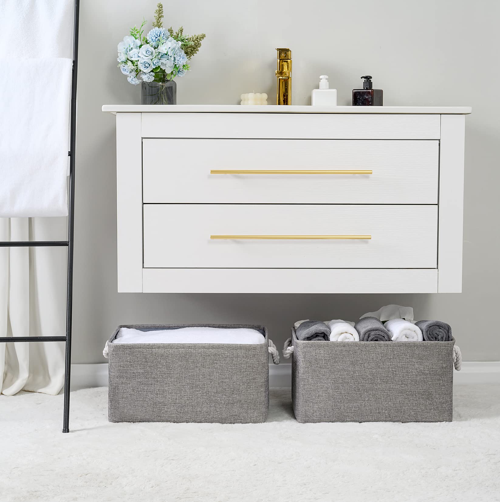Large Storage Bins Basket (2 Count)