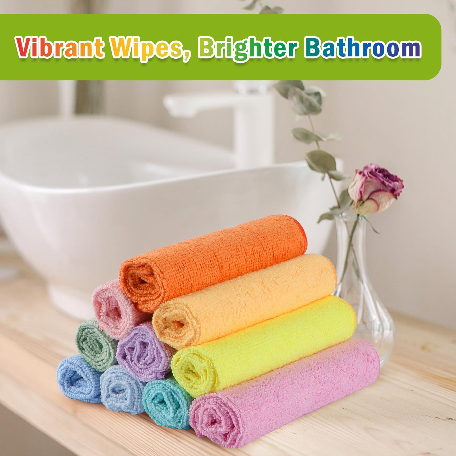 Microfiber Cleaning Cloth (20 Count)