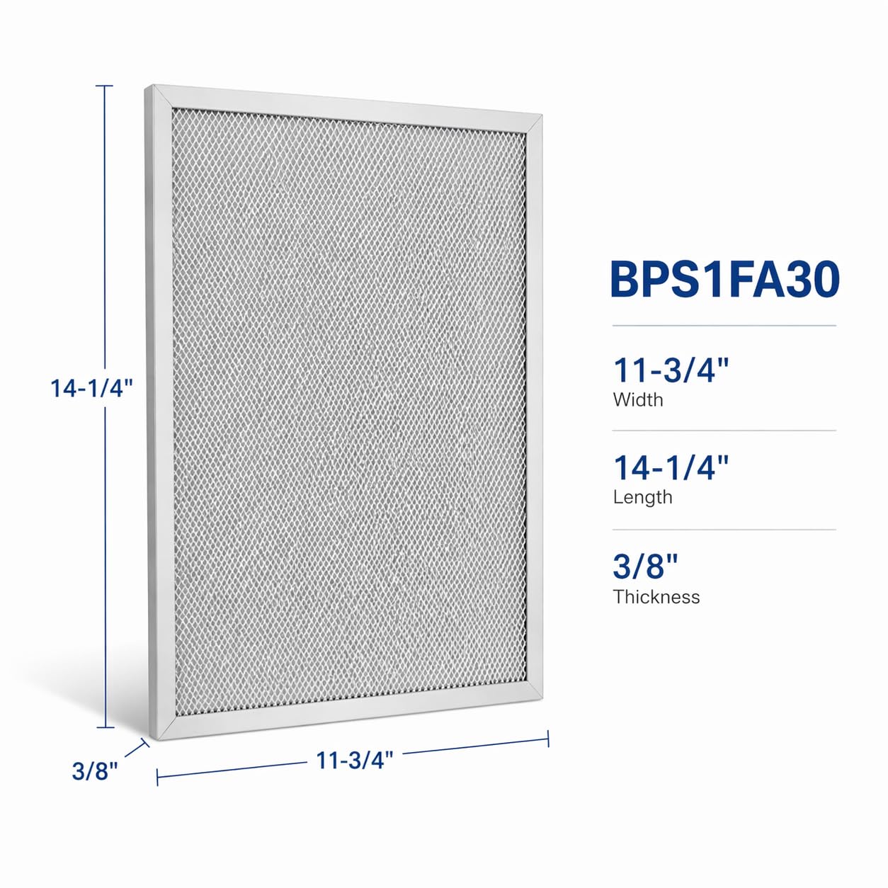 Range Hood Aluminum Mesh Filter (4 Count)