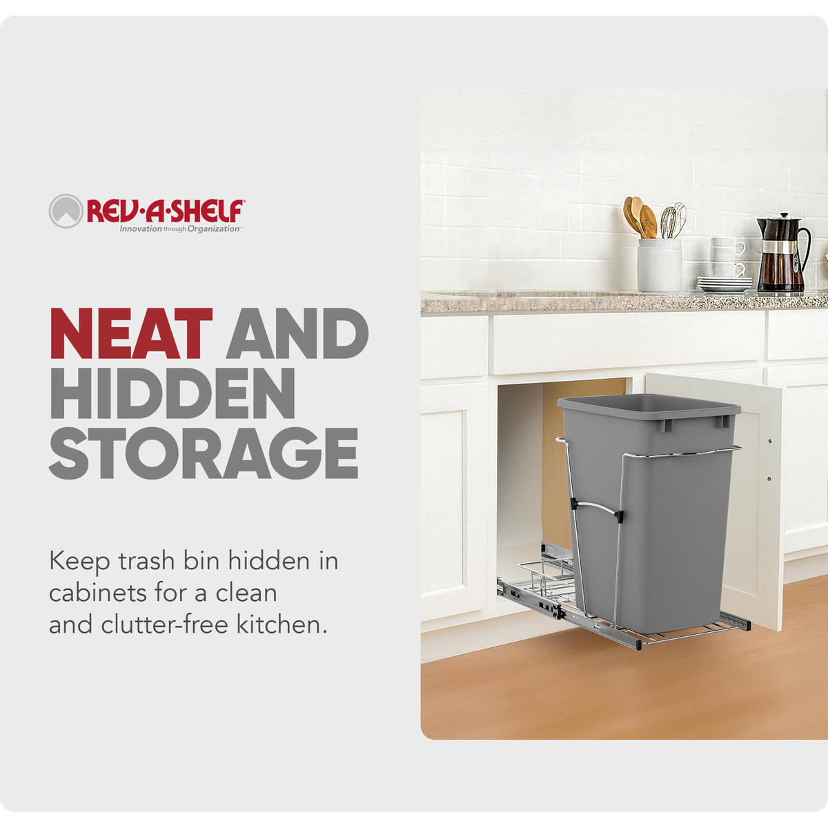 Pullout Trash Can for Kitchen Cabinets