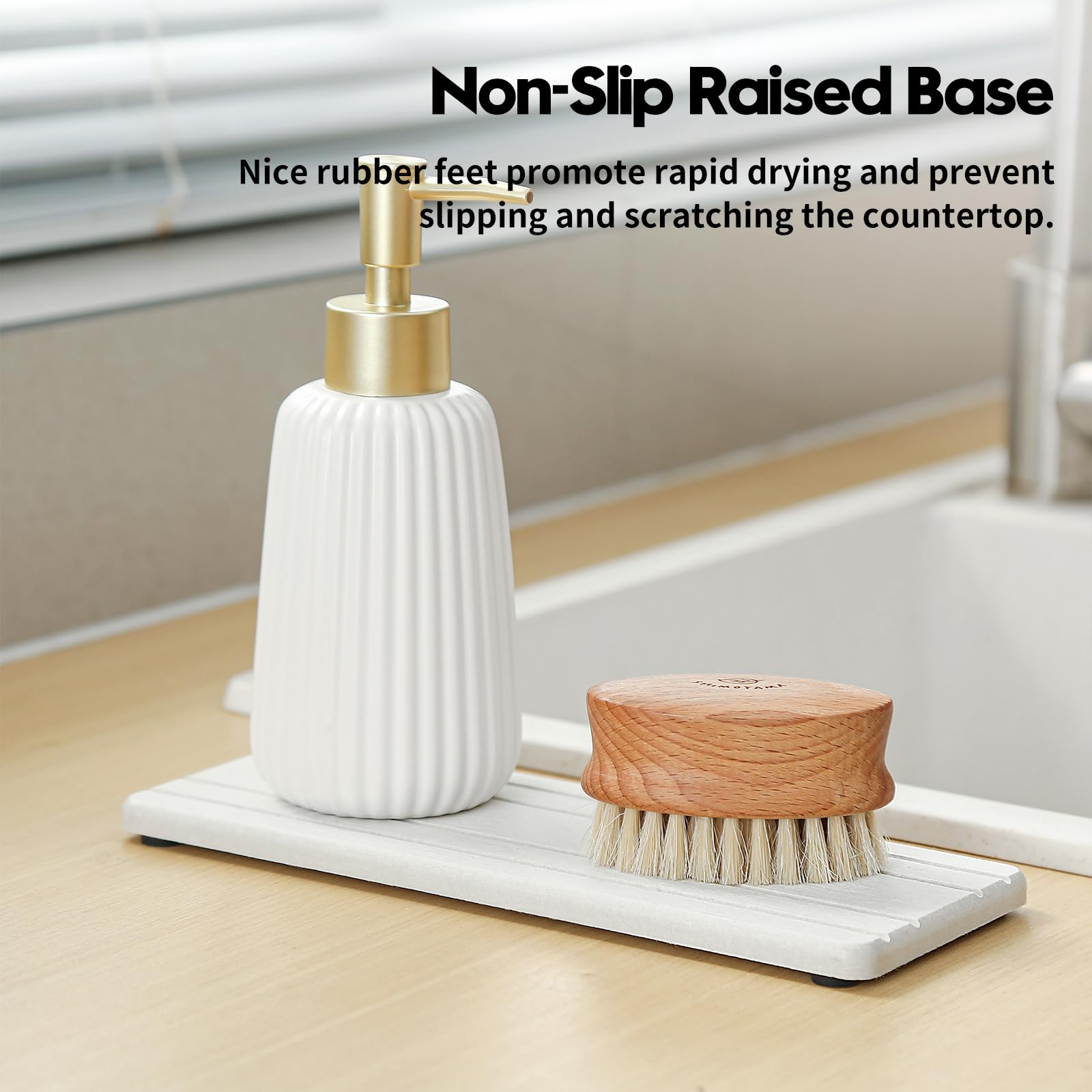 3 Pack Diatomite Stone Sink Tray (3 Count)