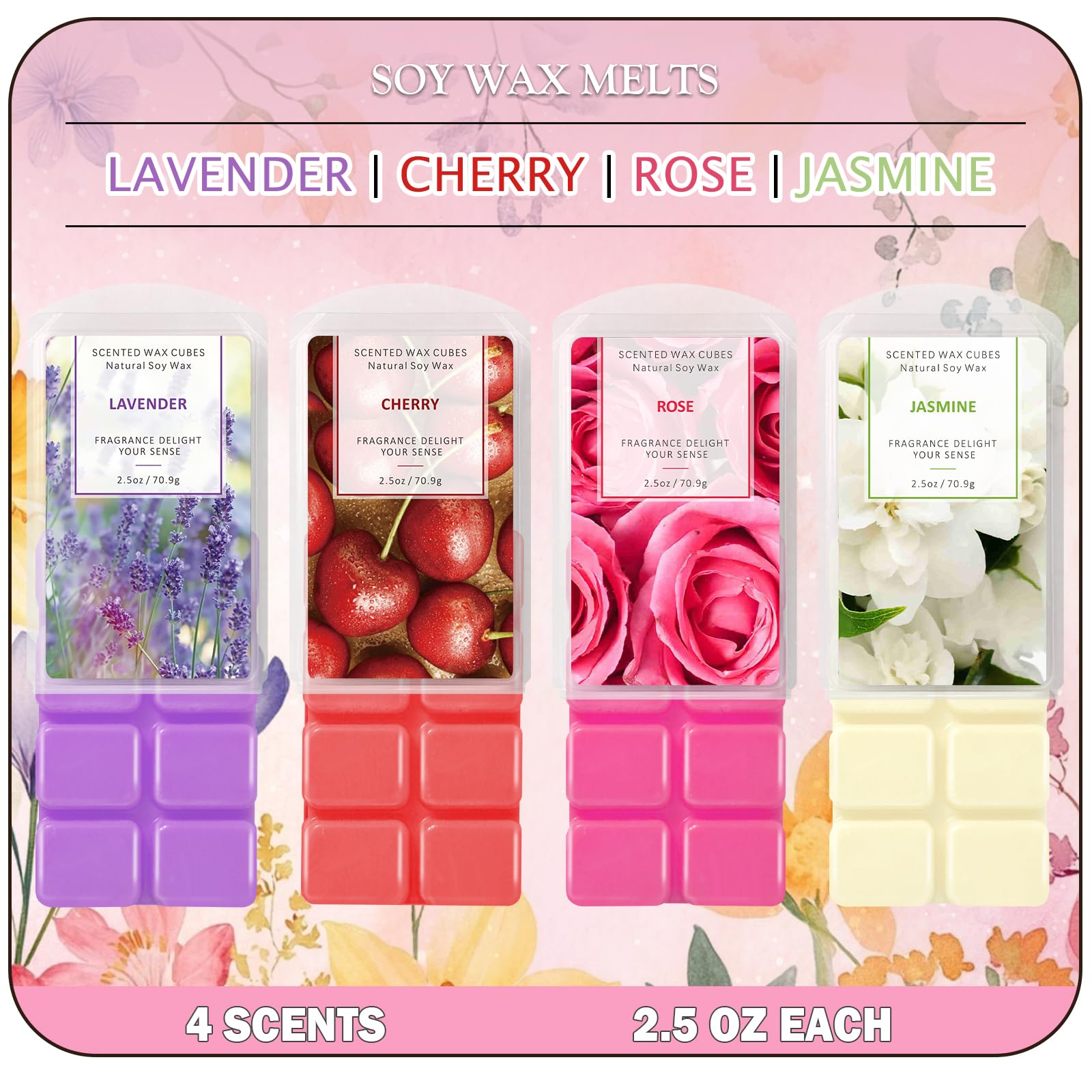 Wax Melts Scented Melts Cubes for Wax Warmers (10 Ounce)
