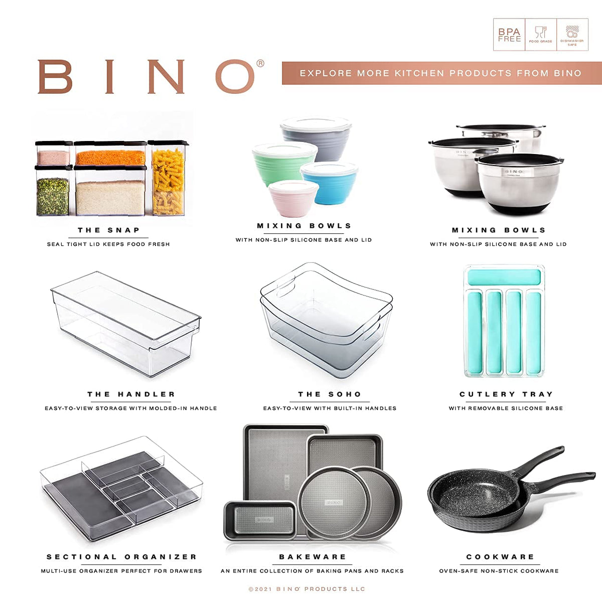 Plastic Storage Bins (2 Count)