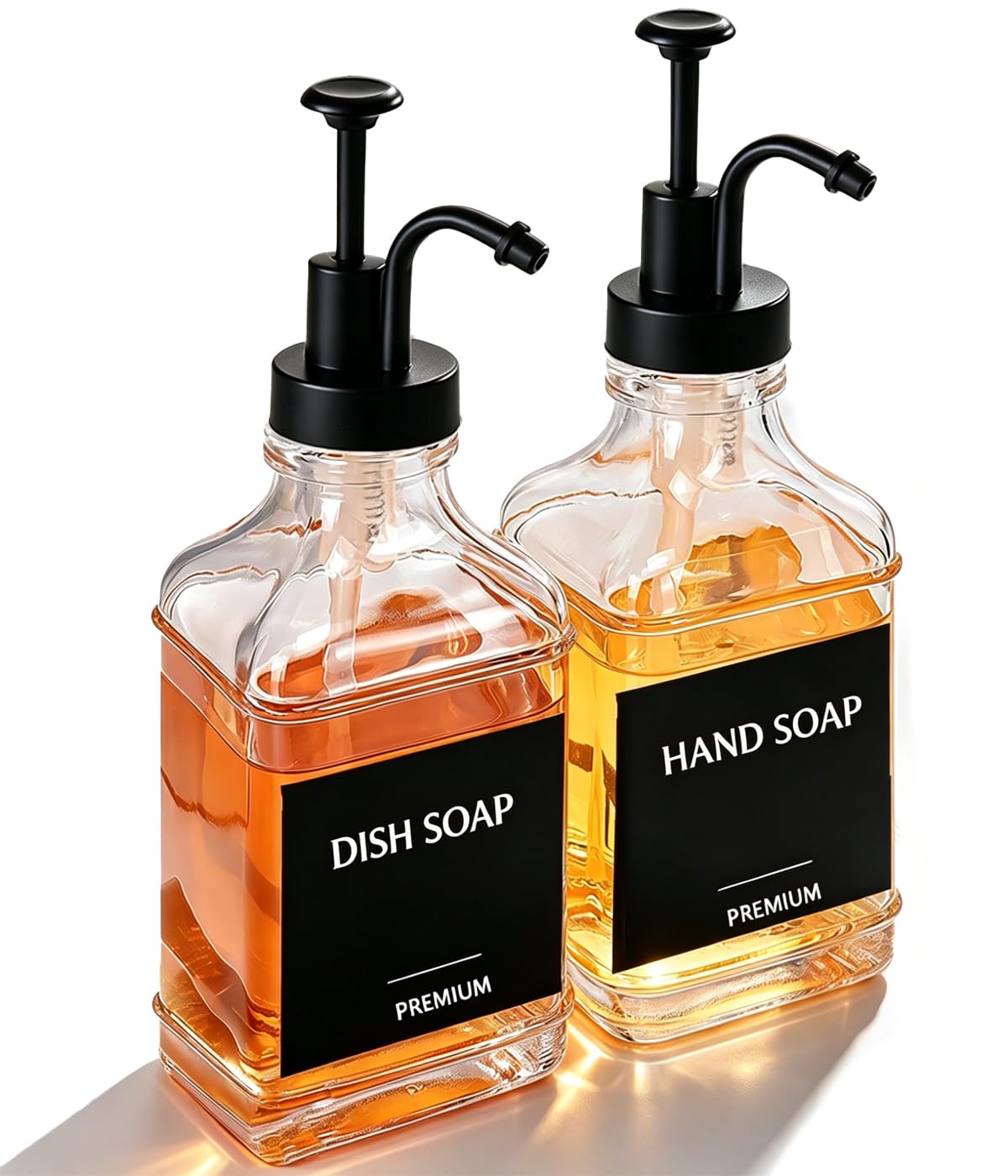 Dish Soap Dispenser for Kitchen (2 Count)